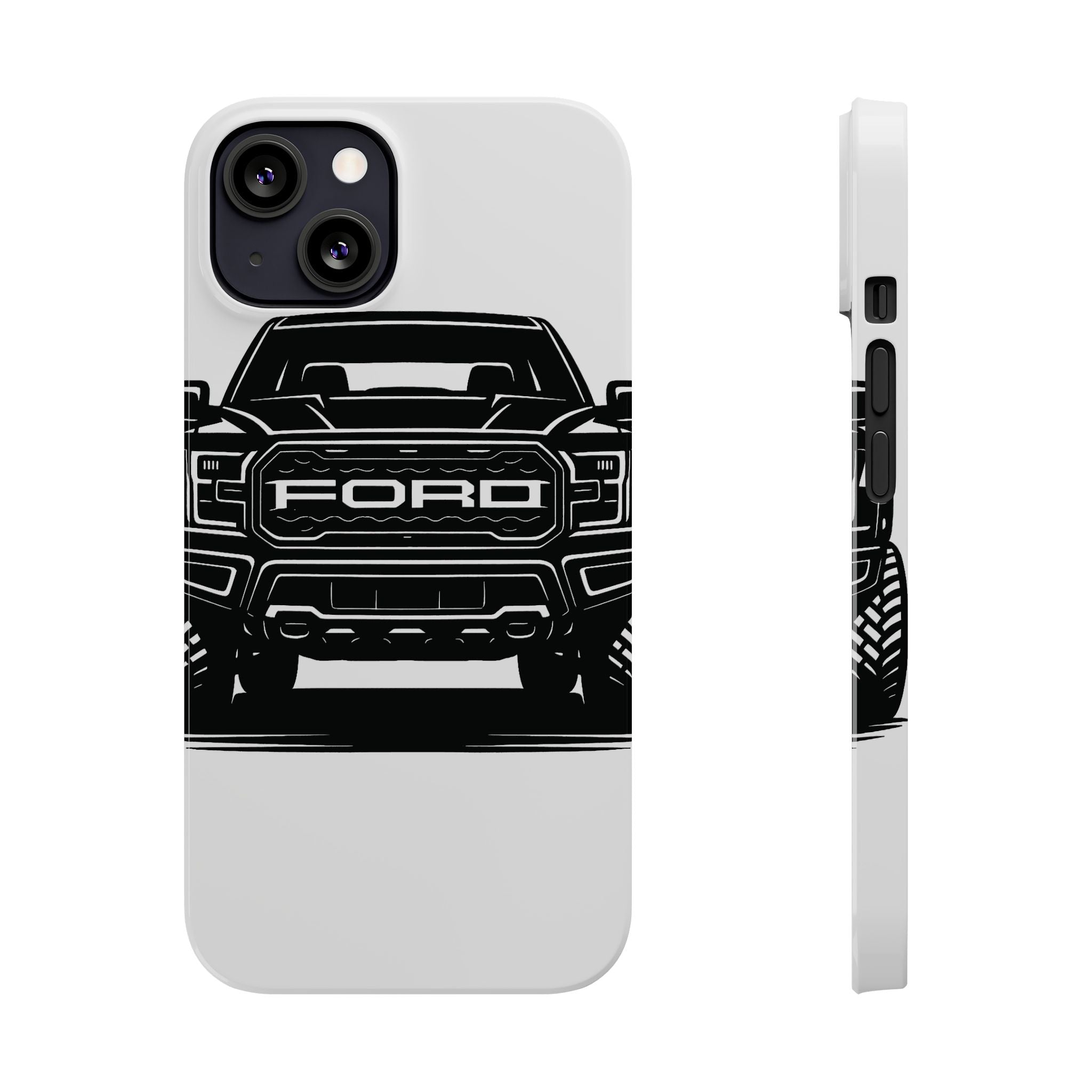 Ford Raptor (Gen 3) Slim Phone Case Greyscale