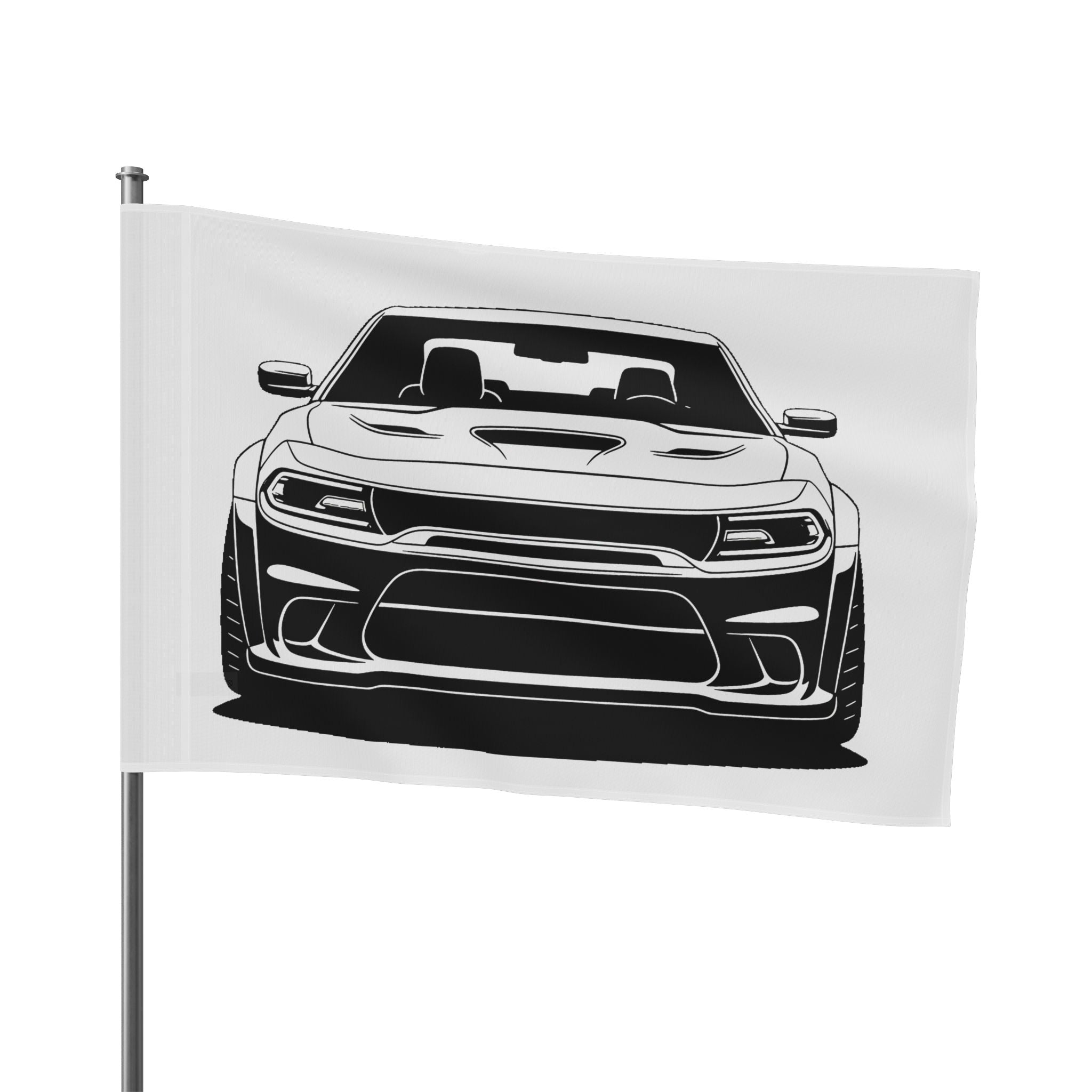 Dodge Challenger SRT Hellcat Garage Flag