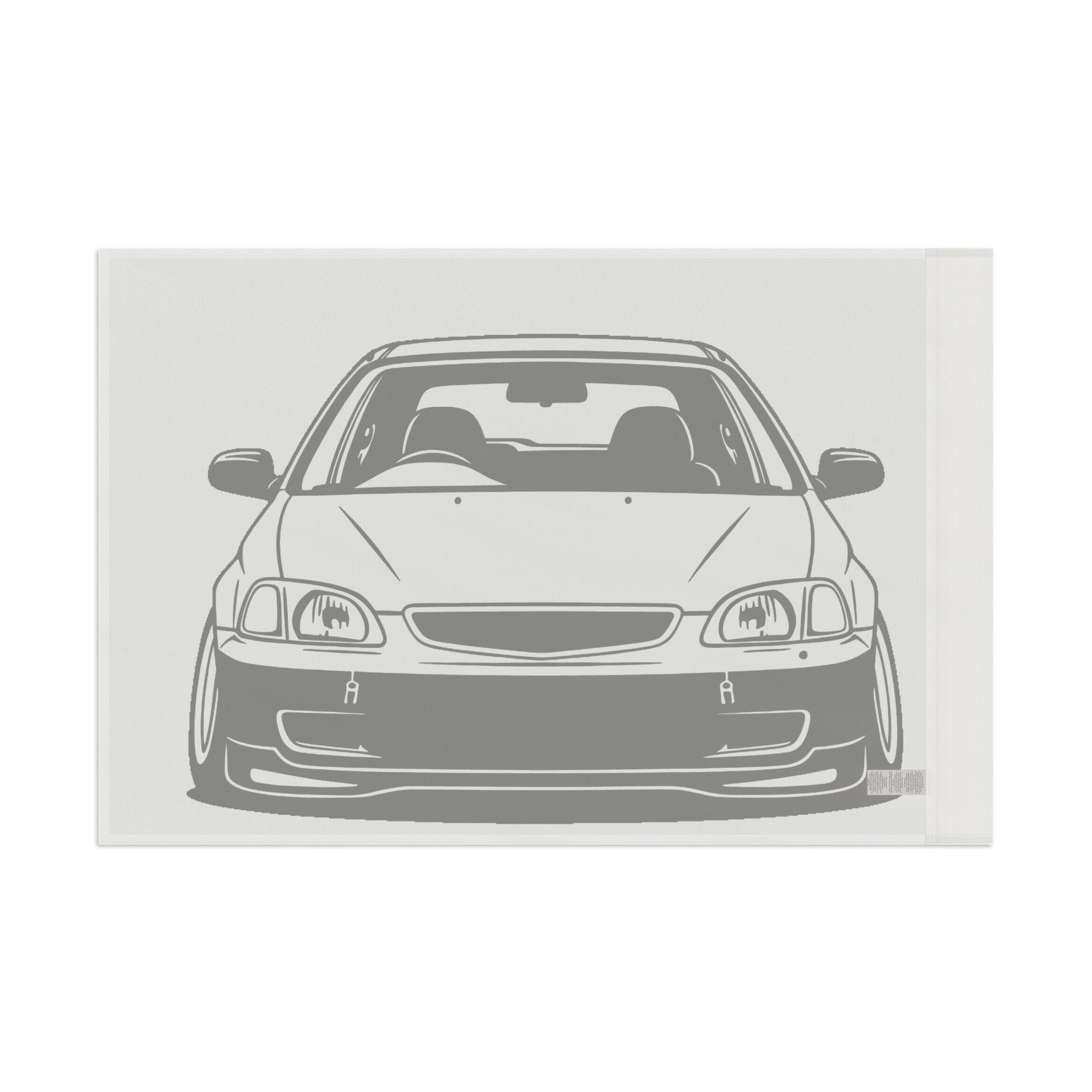 Honda Civic EK Hatch Garage Flag