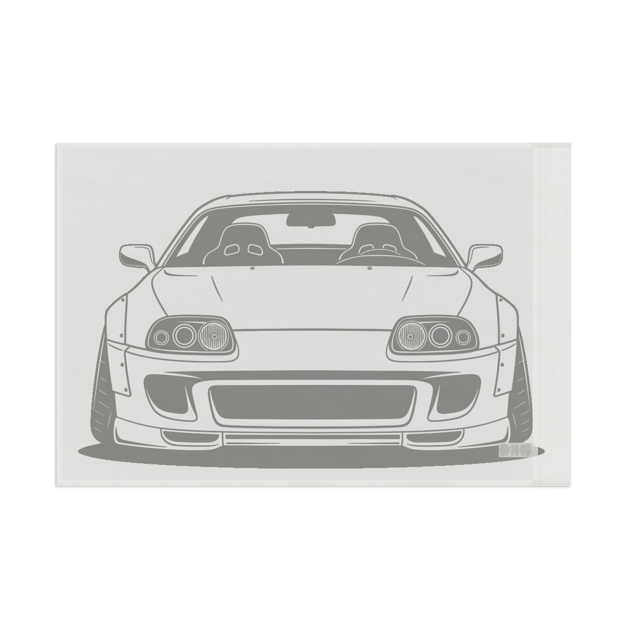 Toyota Supra MK4 Garage Flag