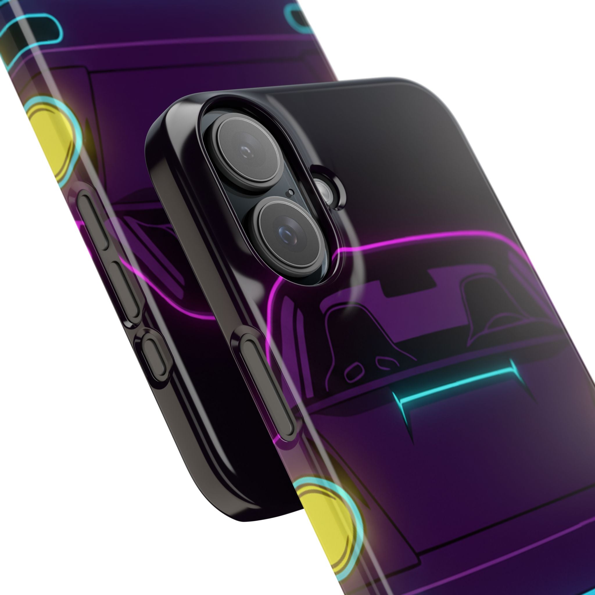 Porsche 964 Singer Neon Synthwave Phone Case