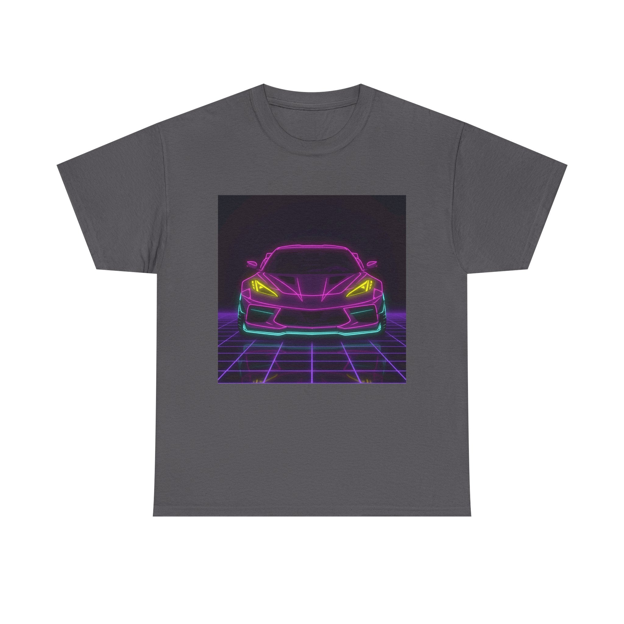 Corvette C8 (2020+) Neon Synthwave Unisex Tee