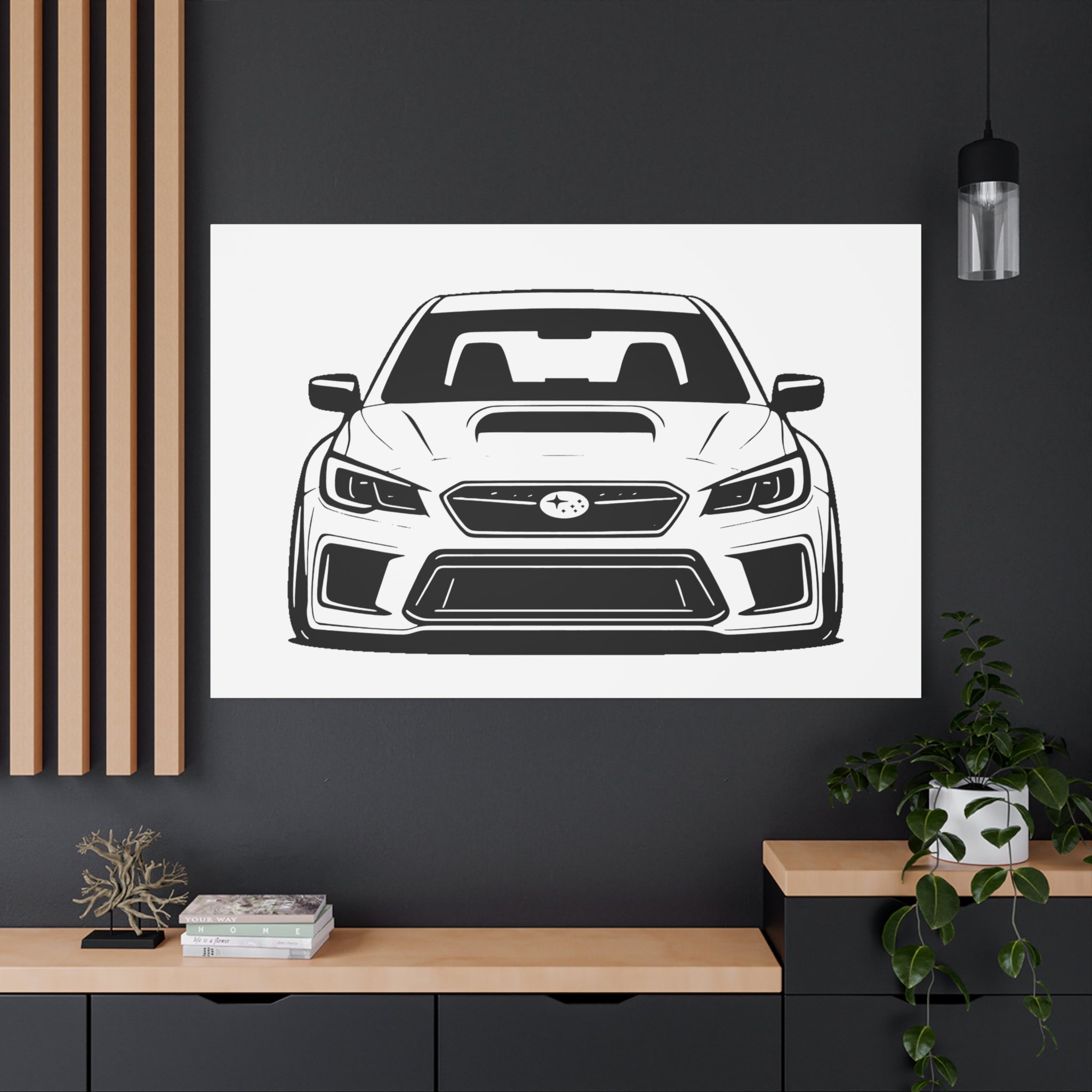 Subaru WRX STI Canvas Wall Art