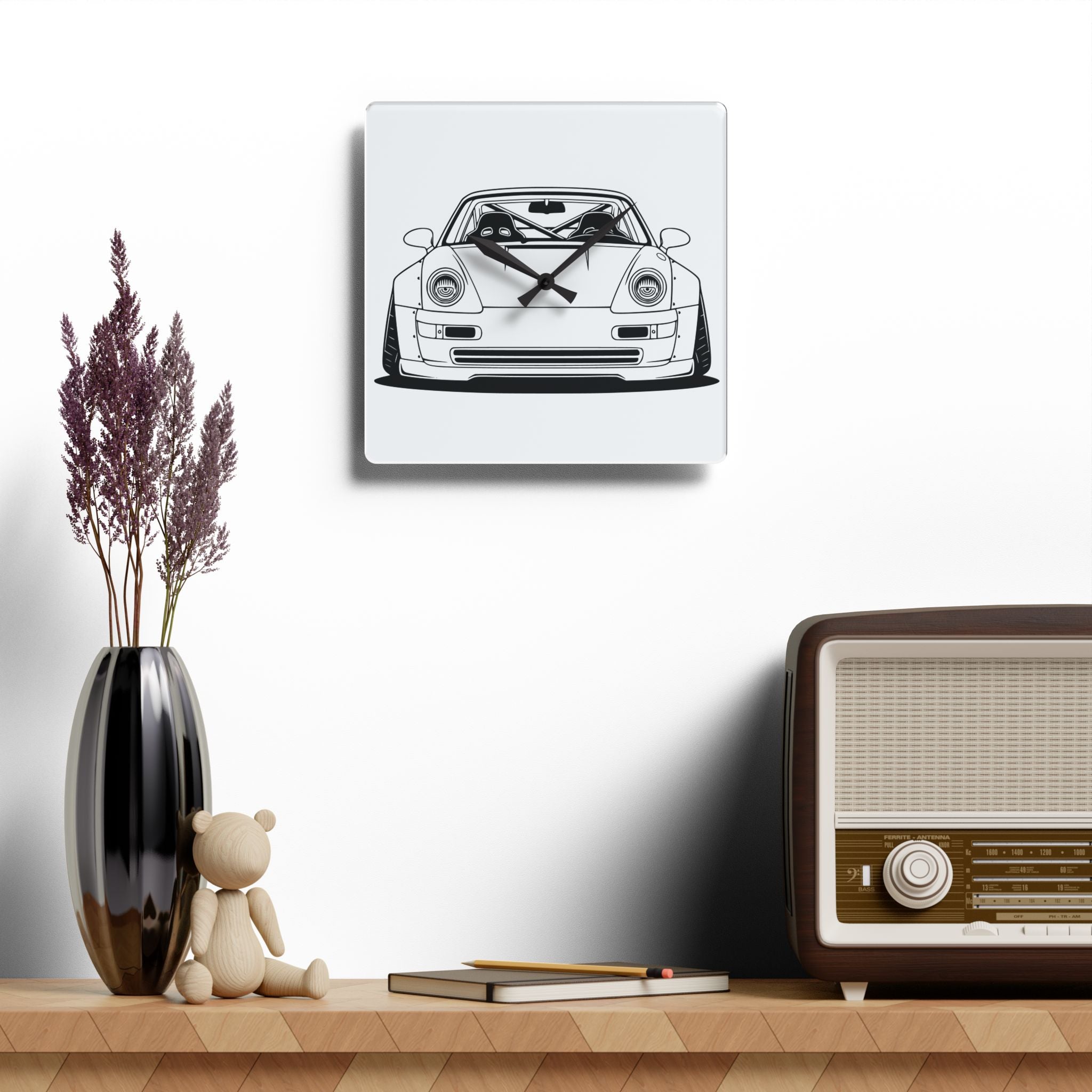 Porsche 964 Turbo Wall Clock