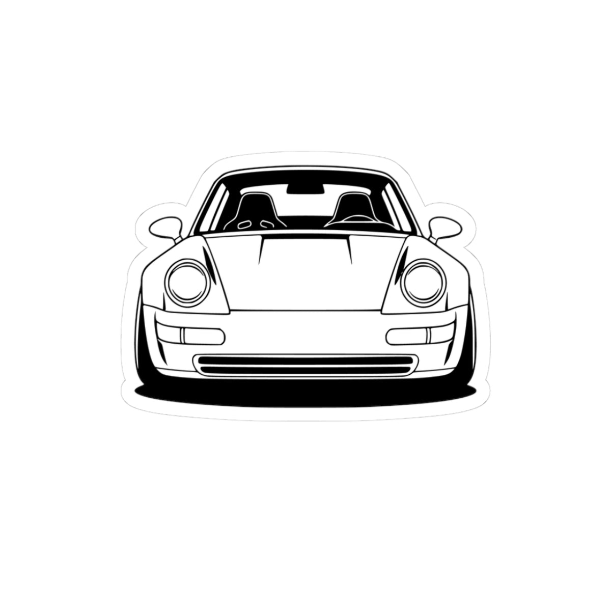 Porsche 964 Singer Sticker