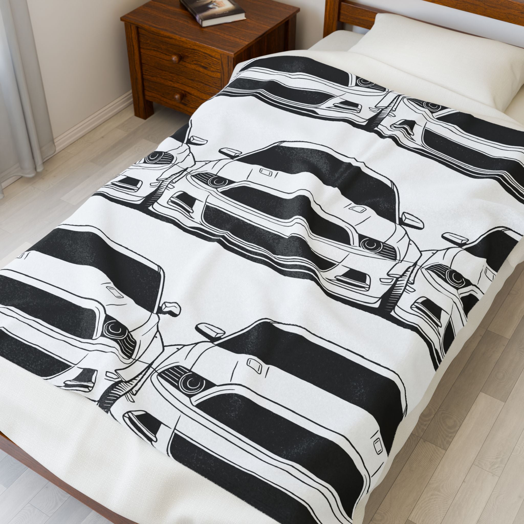 Ford Mustang GT (S197) Velveteen Plush Blanket