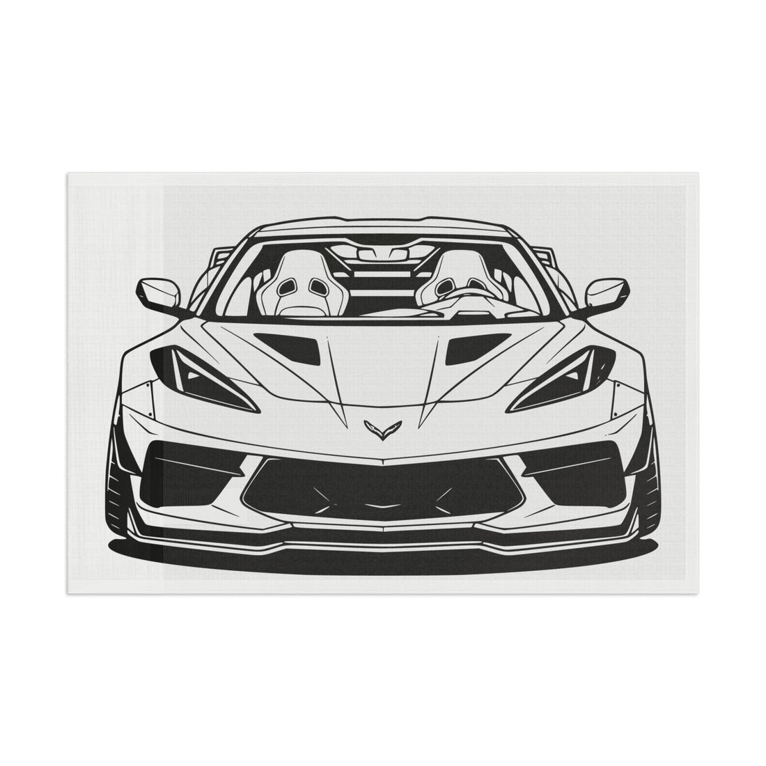 Corvette C8 (2020+) Garage Flag