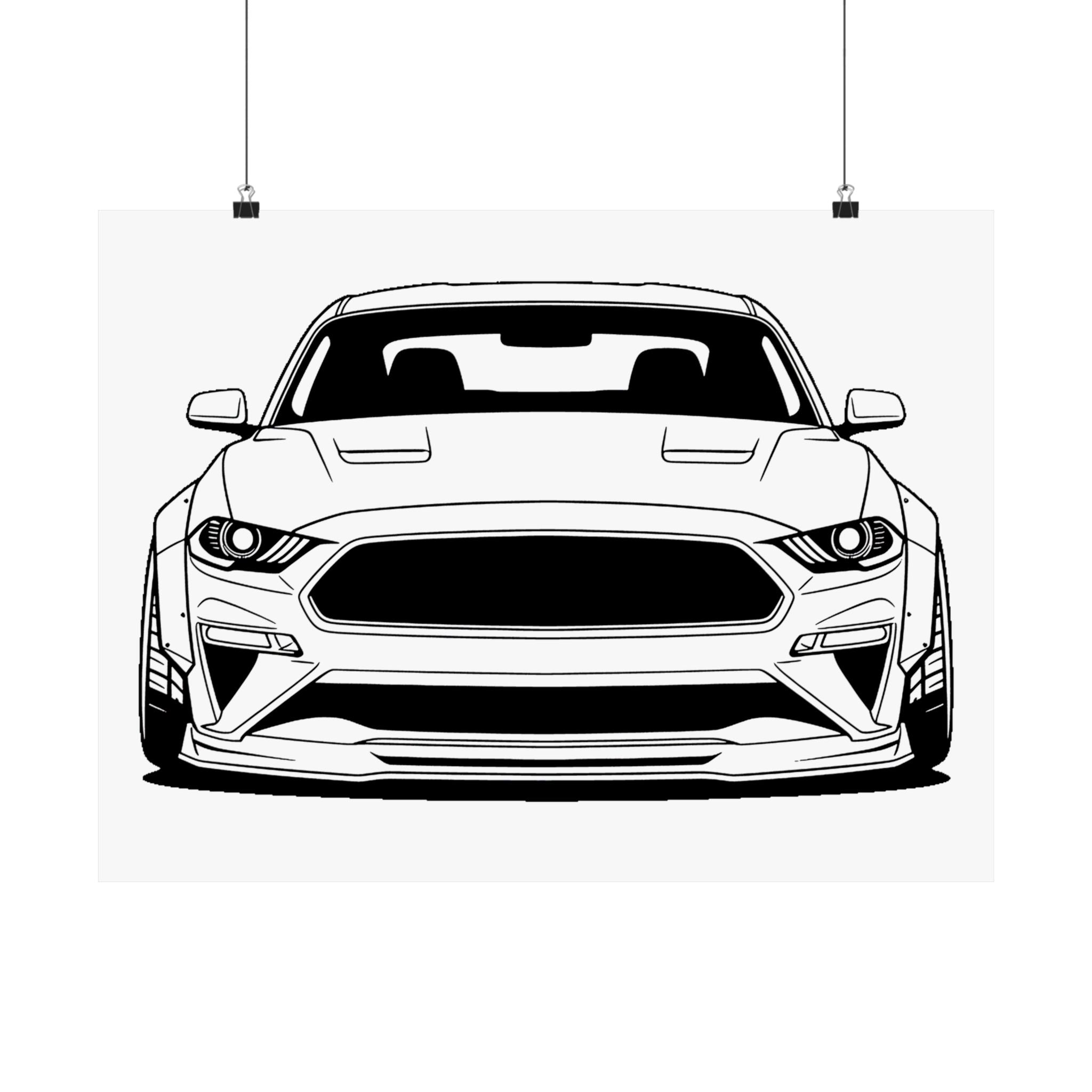 Ford Mustang GT (S650) Poster