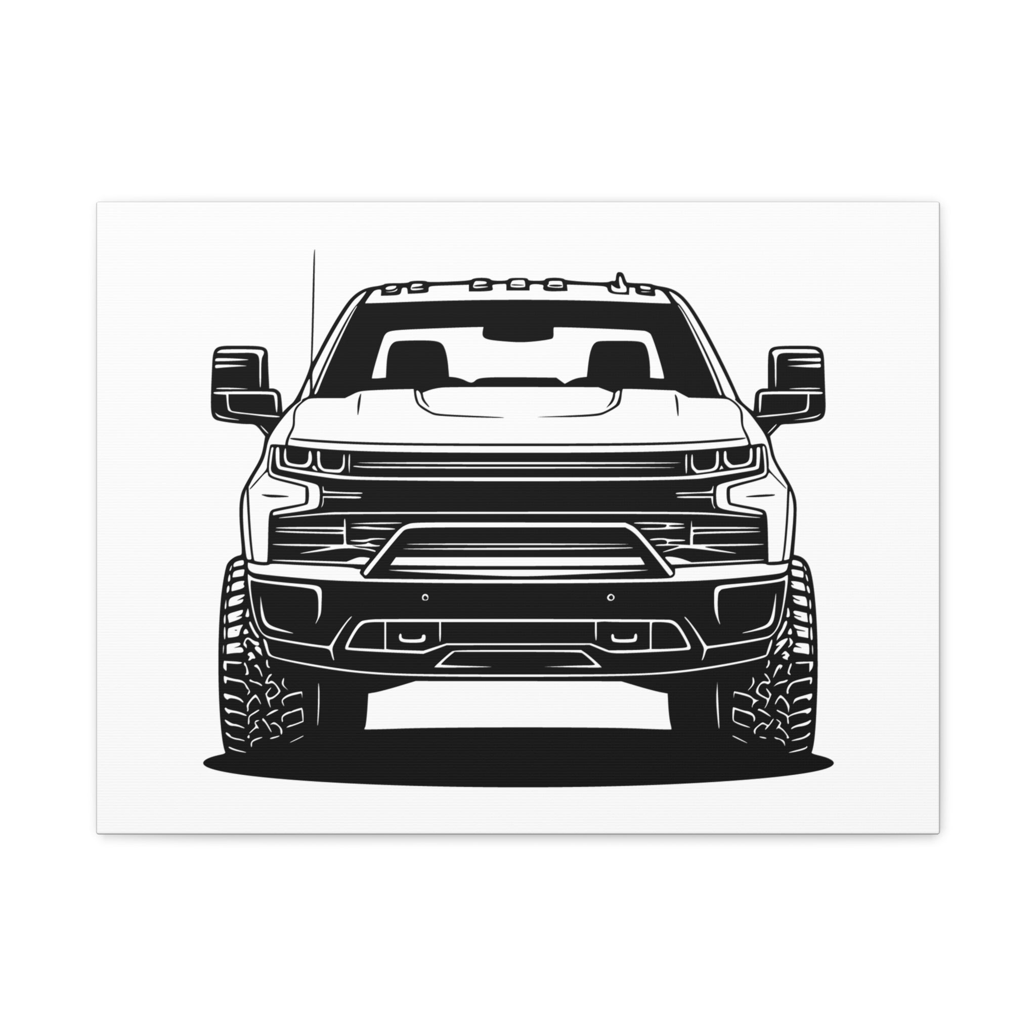 Chevy Silverado Trail Boss (2019+) Canvas Wall Art