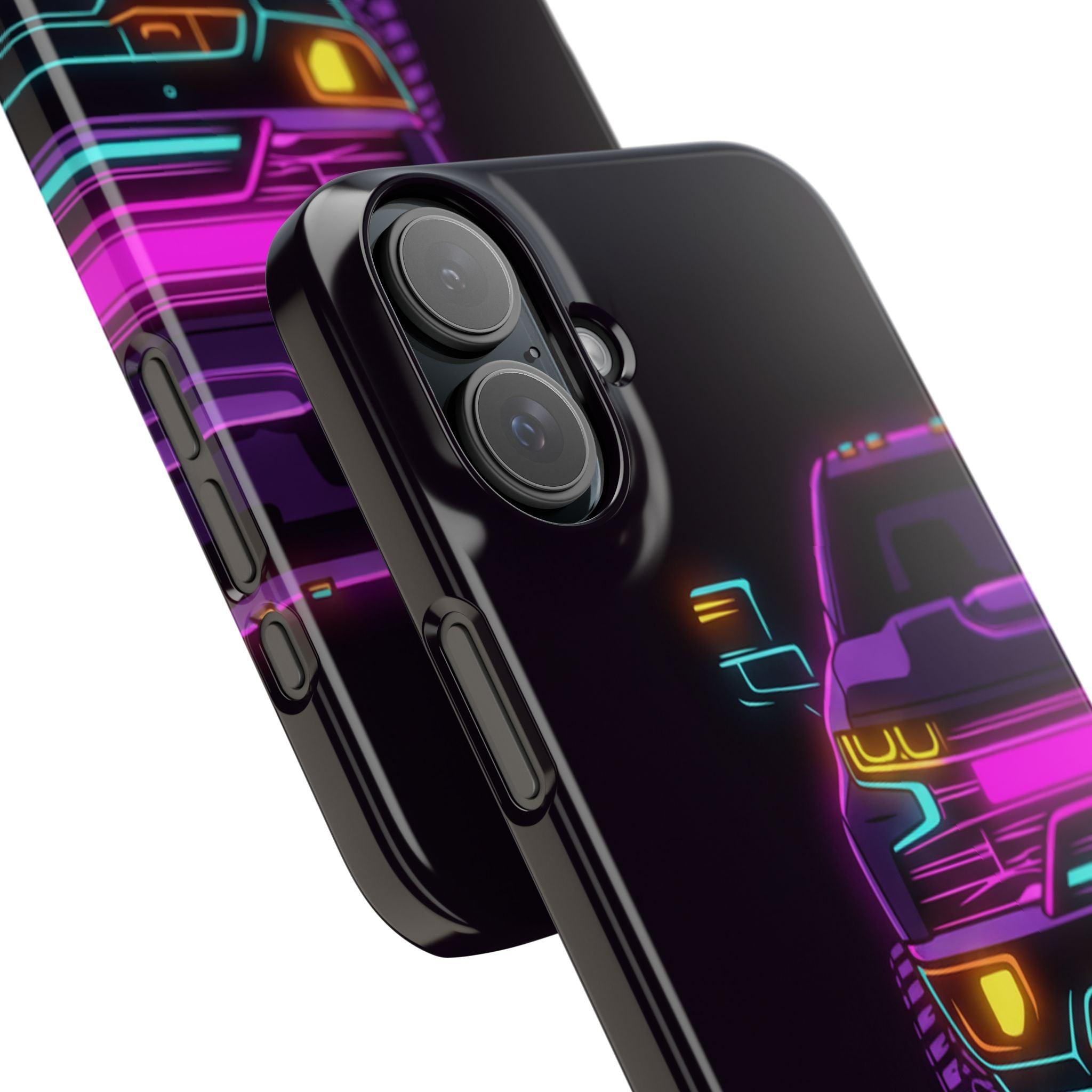Chevy Silverado Trail Boss (2019+) Neon Synthwave Phone Case