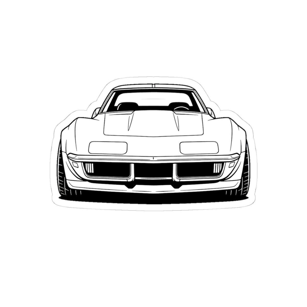 1969 Corvette Stingray C3 Sticker