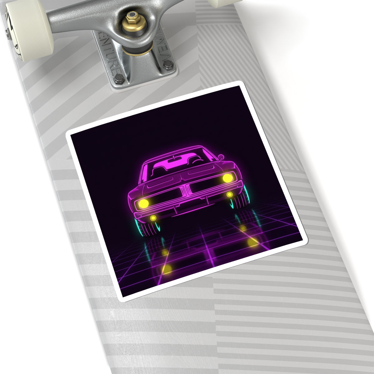 Dodge Charger R/T (1968-70) Resto-Mod Neon Synthwave Sticker