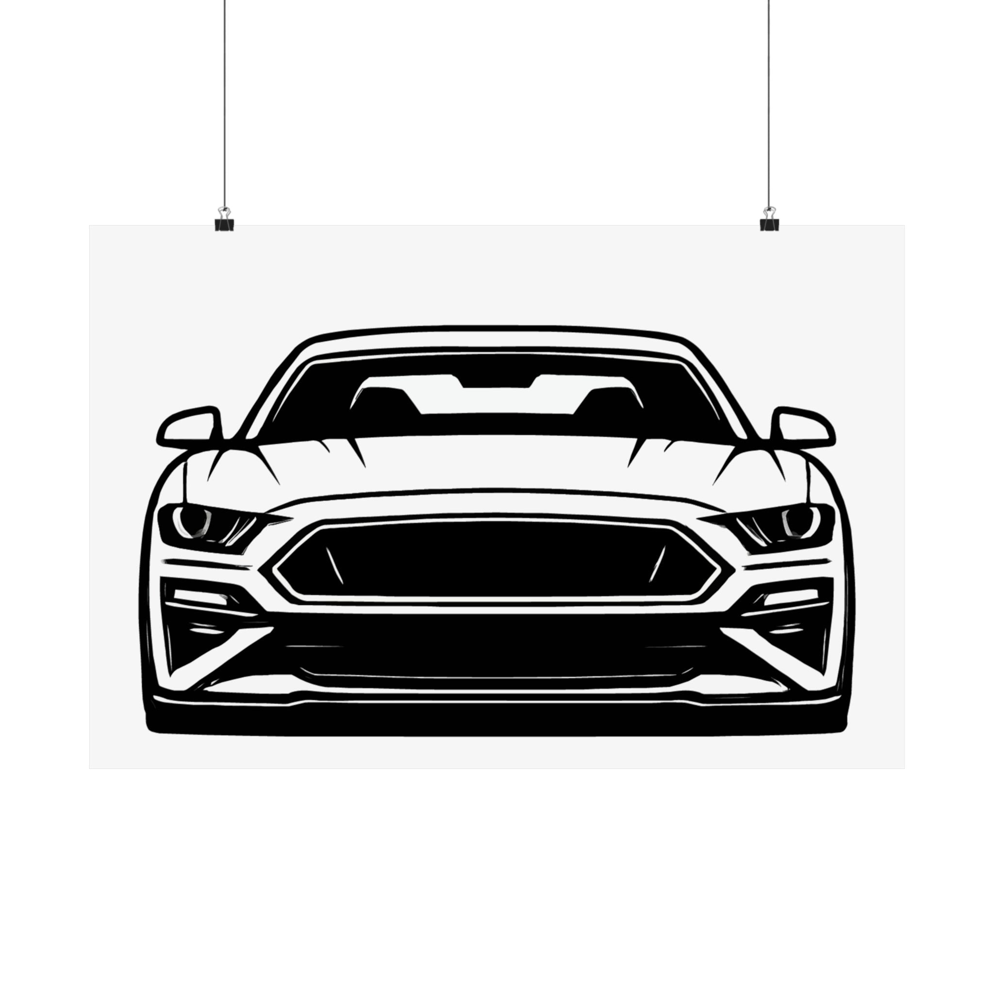 Ford Mustang GT500 Poster