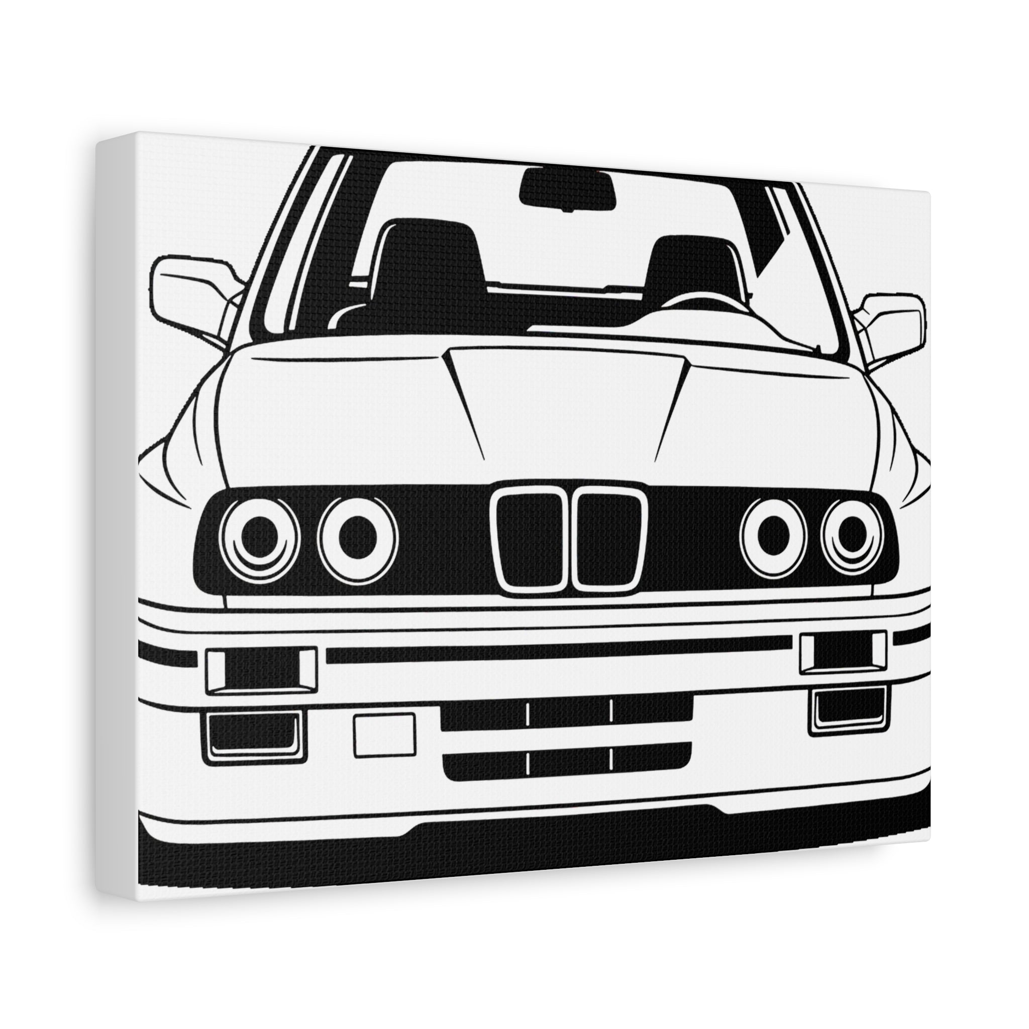 BMW E30 Canvas Wall Art