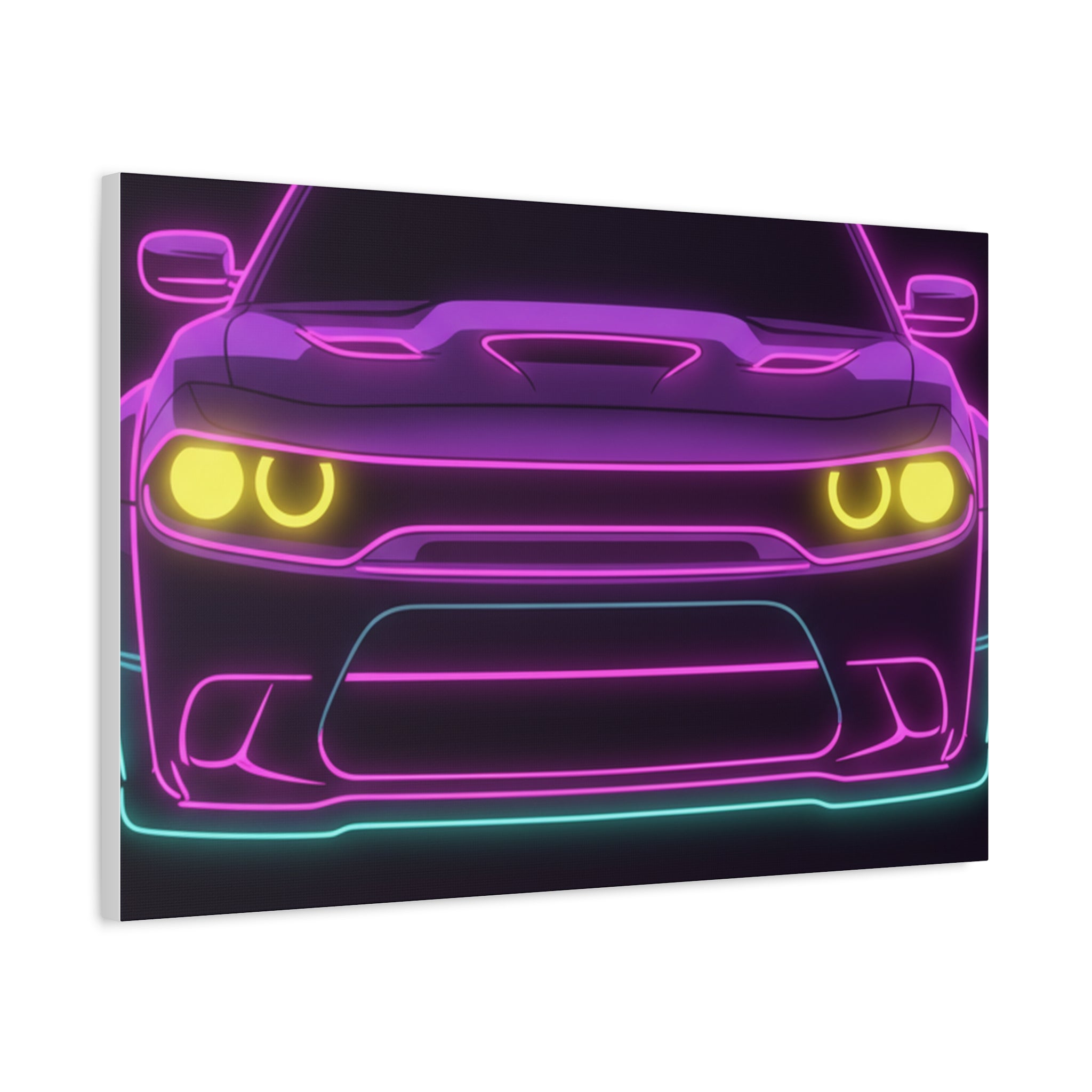 Dodge Challenger SRT Hellcat Canvas Wall Art