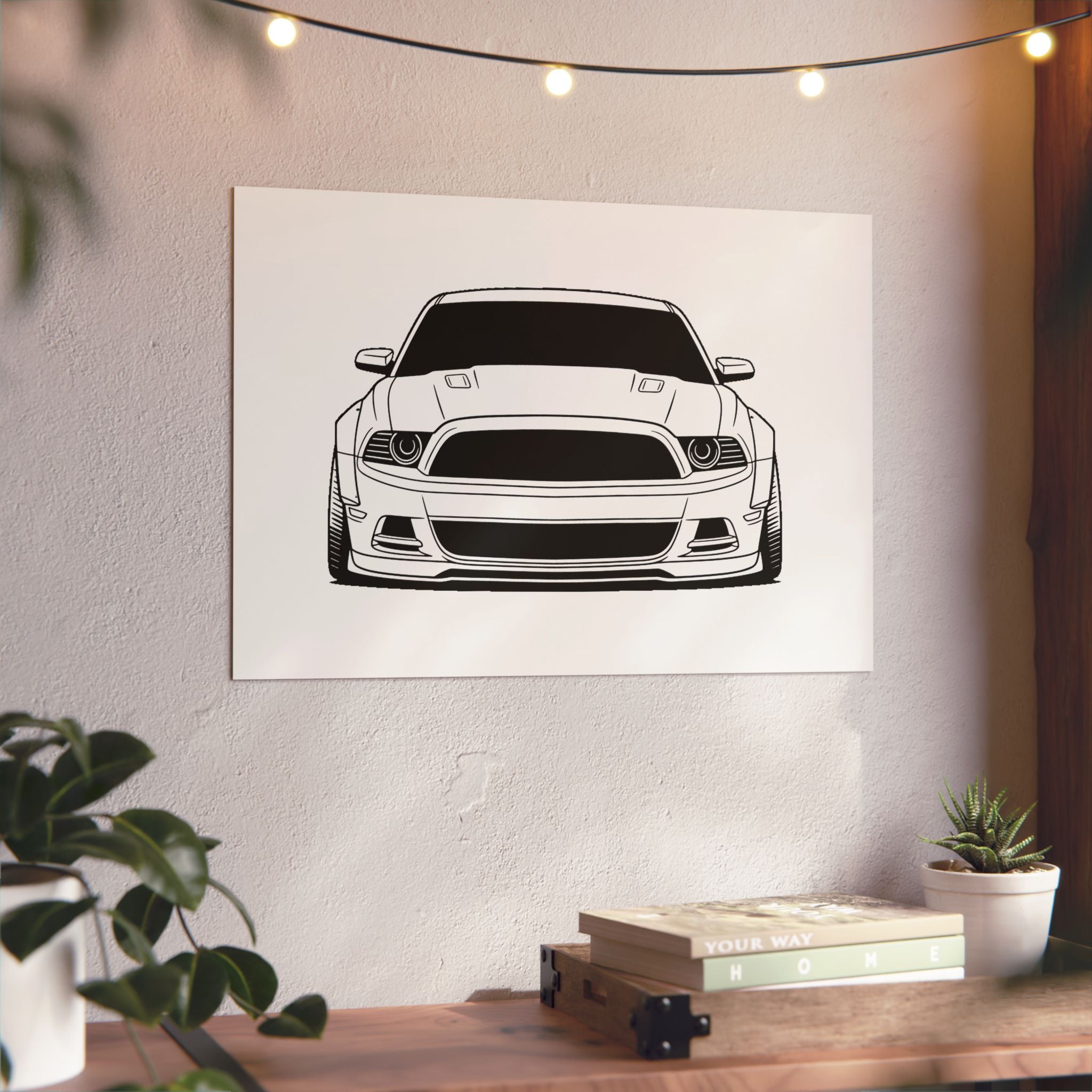 Ford Mustang GT (S197) Metal Wall Sign