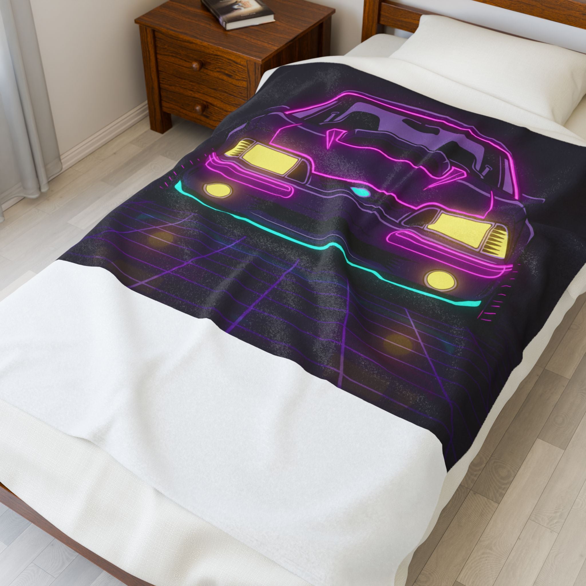 Ford Mustang Fox Body GT Velveteen Plush Blanket