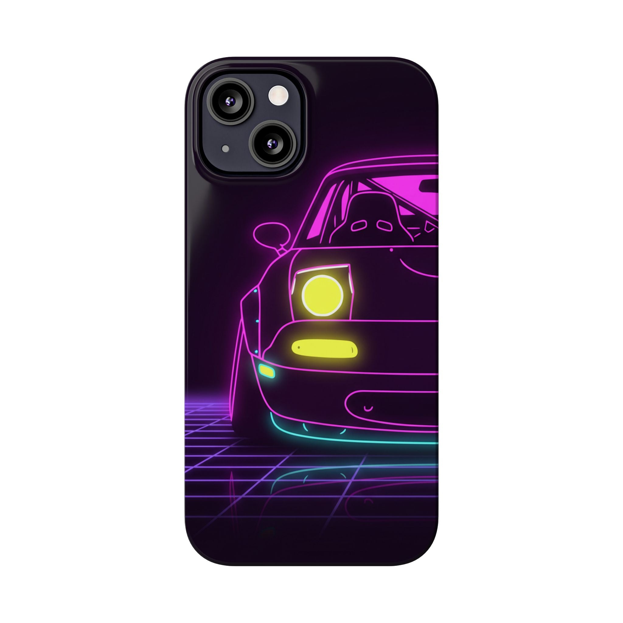 Mazda Miata NA (1989-97) Neon Synthwave Phone Case
