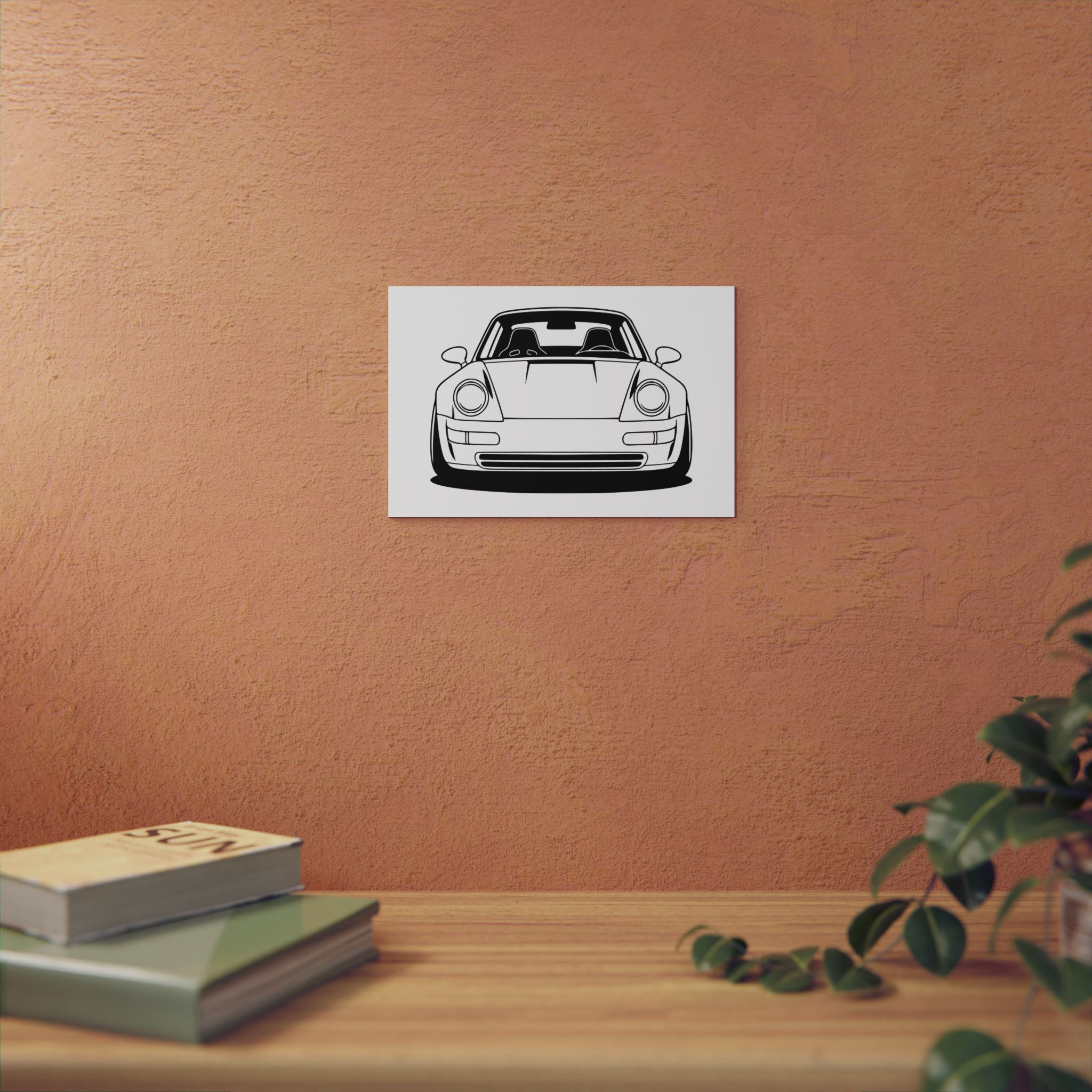 Porsche 964 Singer Metal Wall Sign