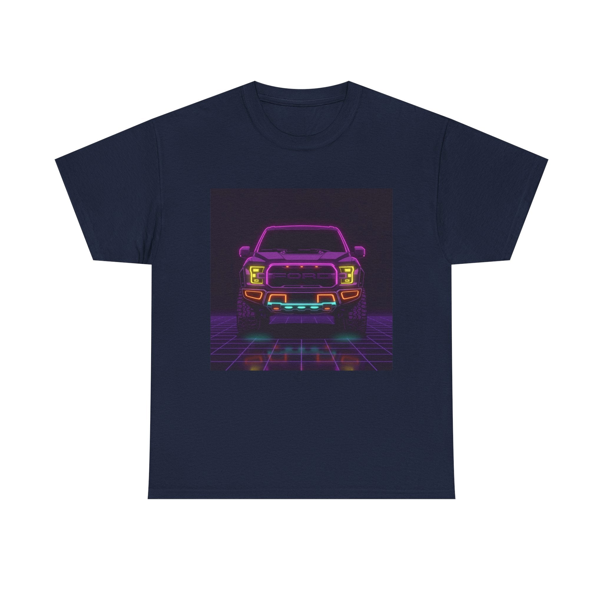 Ford F-150 Raptor Gen 2 Neon Synthwave Unisex Tee
