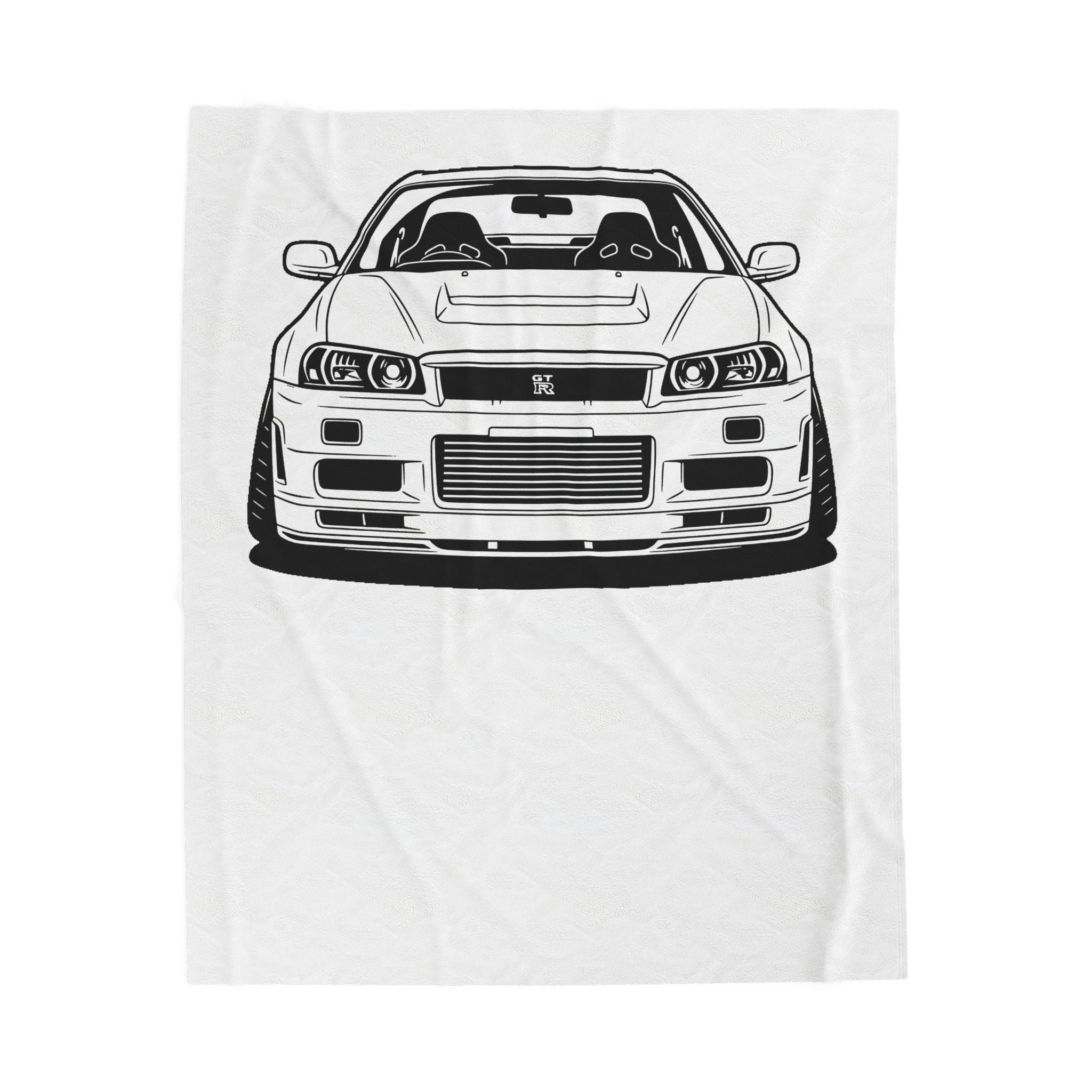 Nissan GT-R Velveteen Plush Blanket