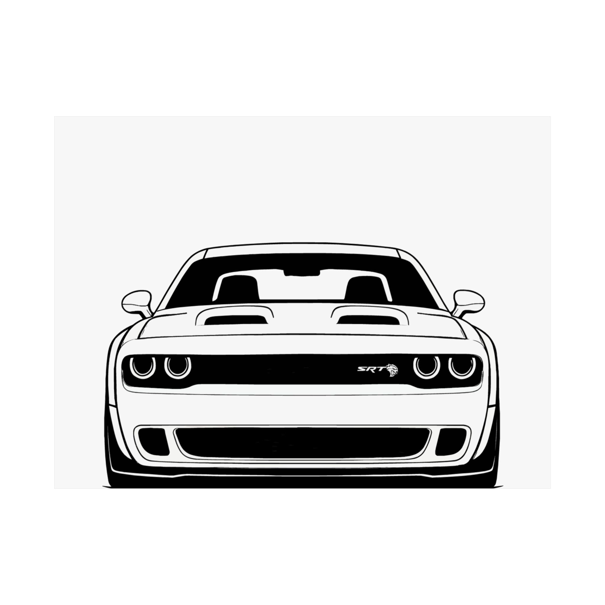Dodge Challenger SRT Hellcat Poster