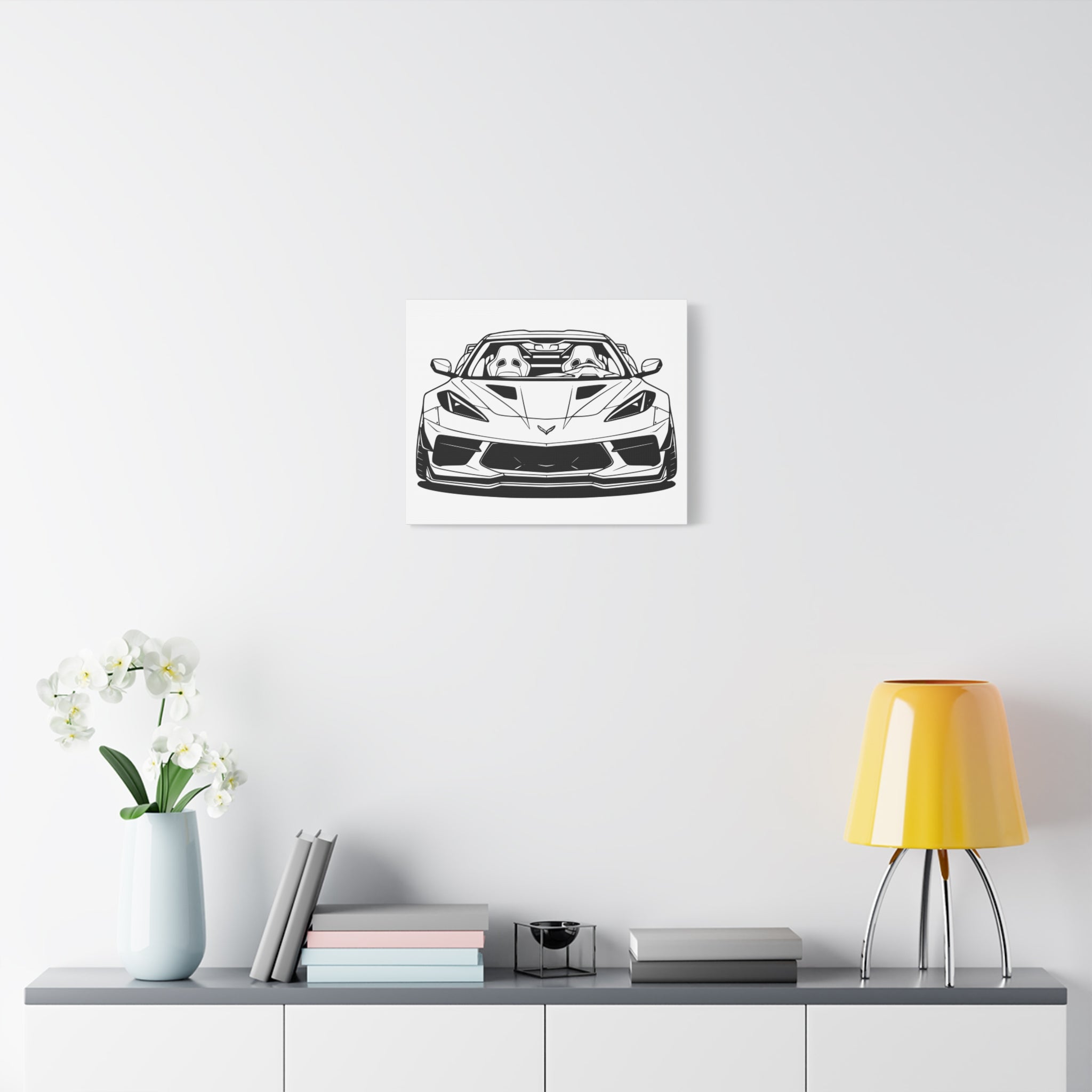 Corvette C8 (2020+) Canvas Wall Art