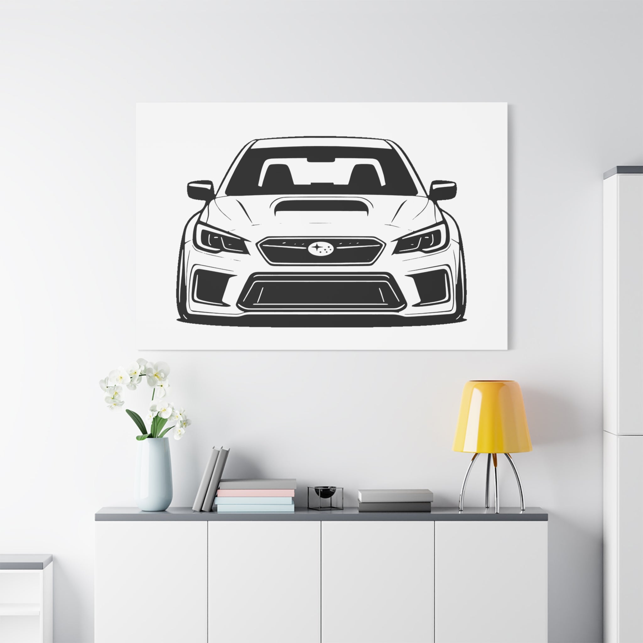 Subaru WRX STI Canvas Wall Art