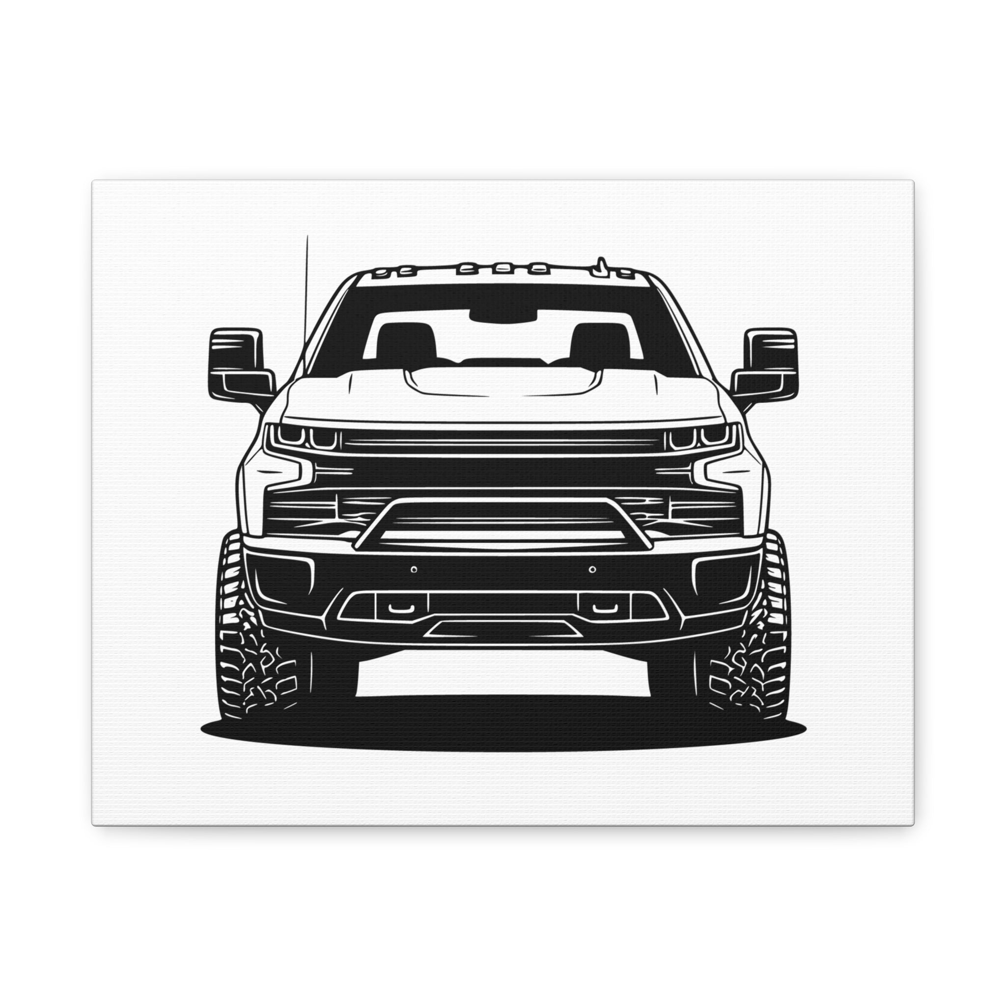 Chevy Silverado Trail Boss (2019+) Canvas Wall Art