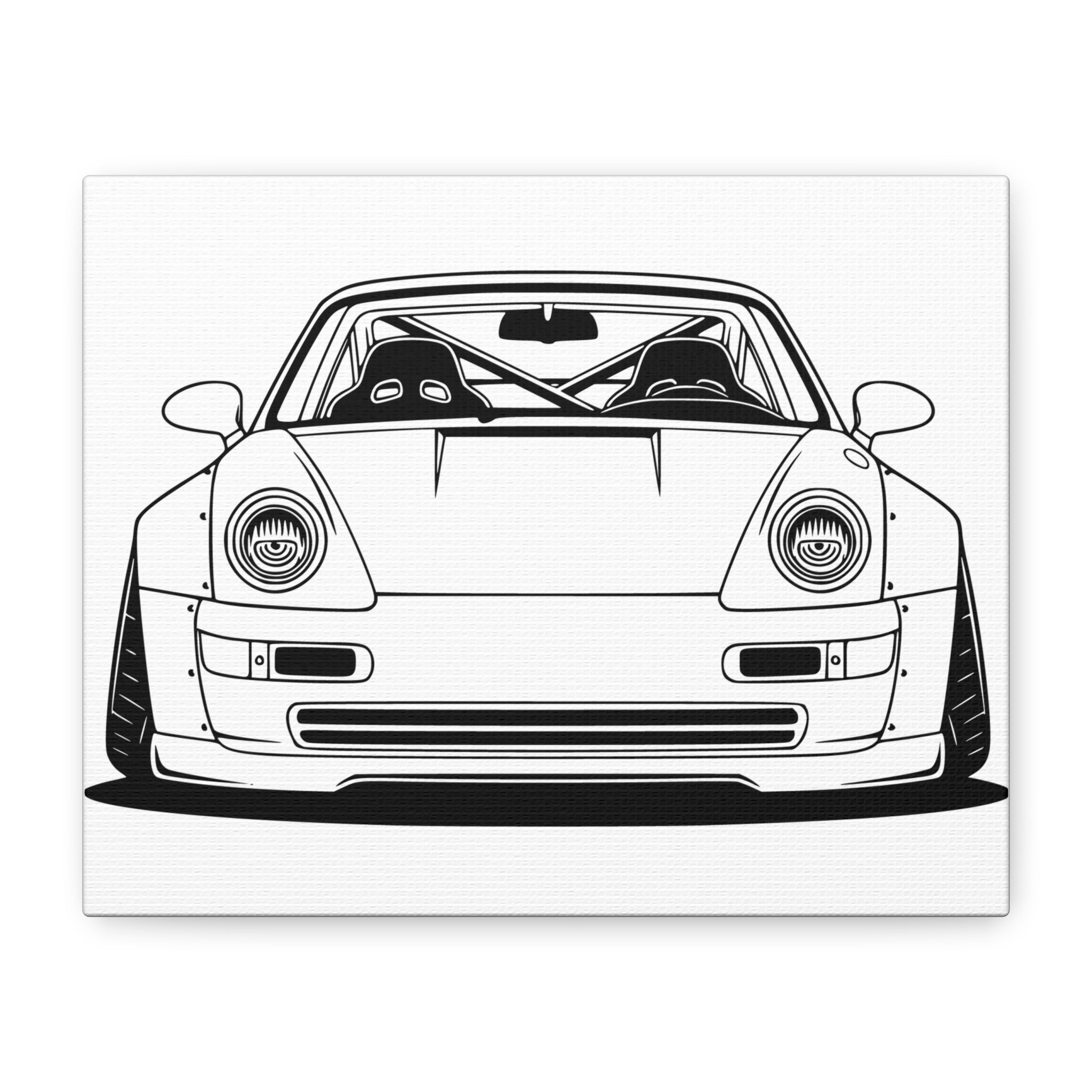 Porsche 964 Turbo Canvas Wall Art