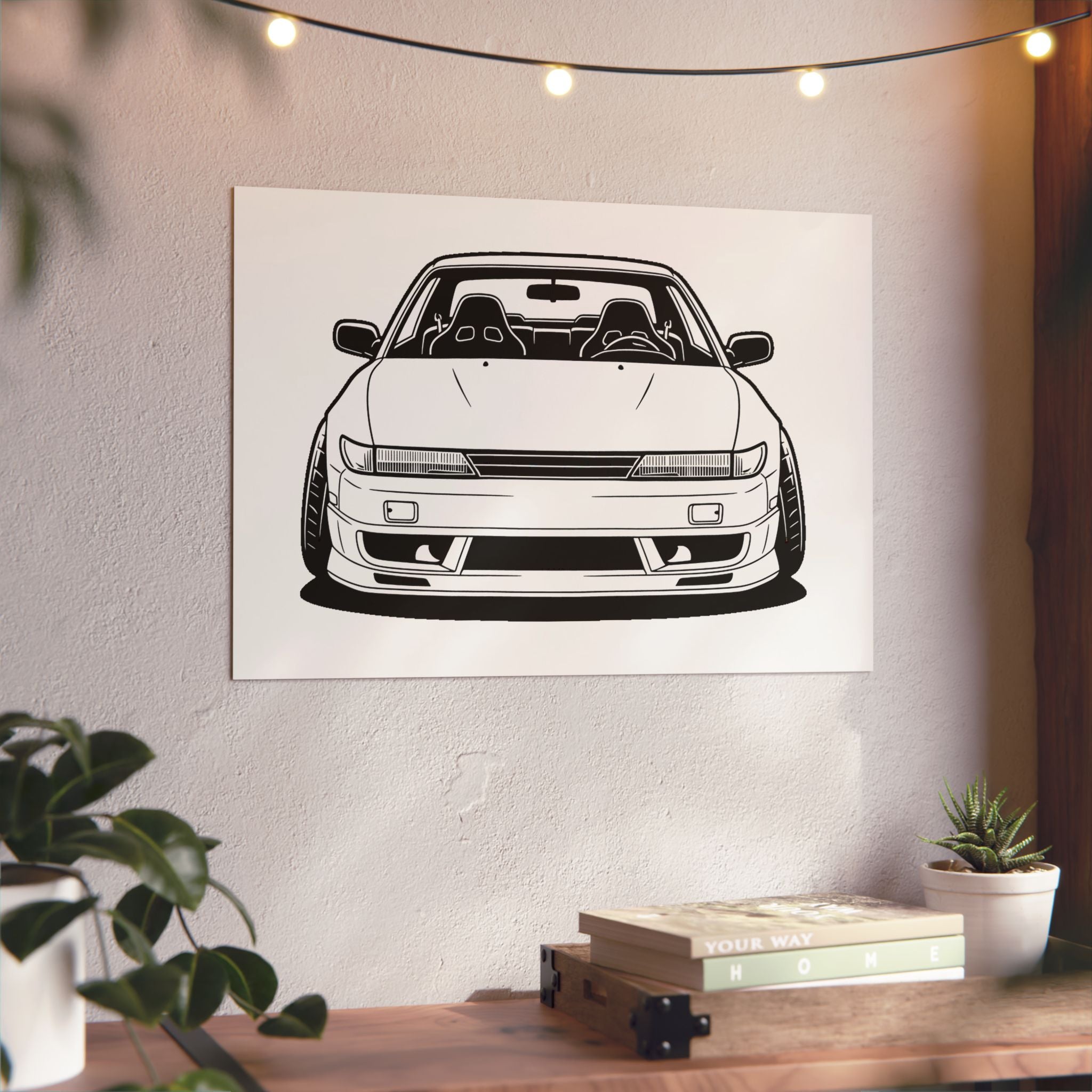 Nissan Silvia S13 Metal Wall Sign