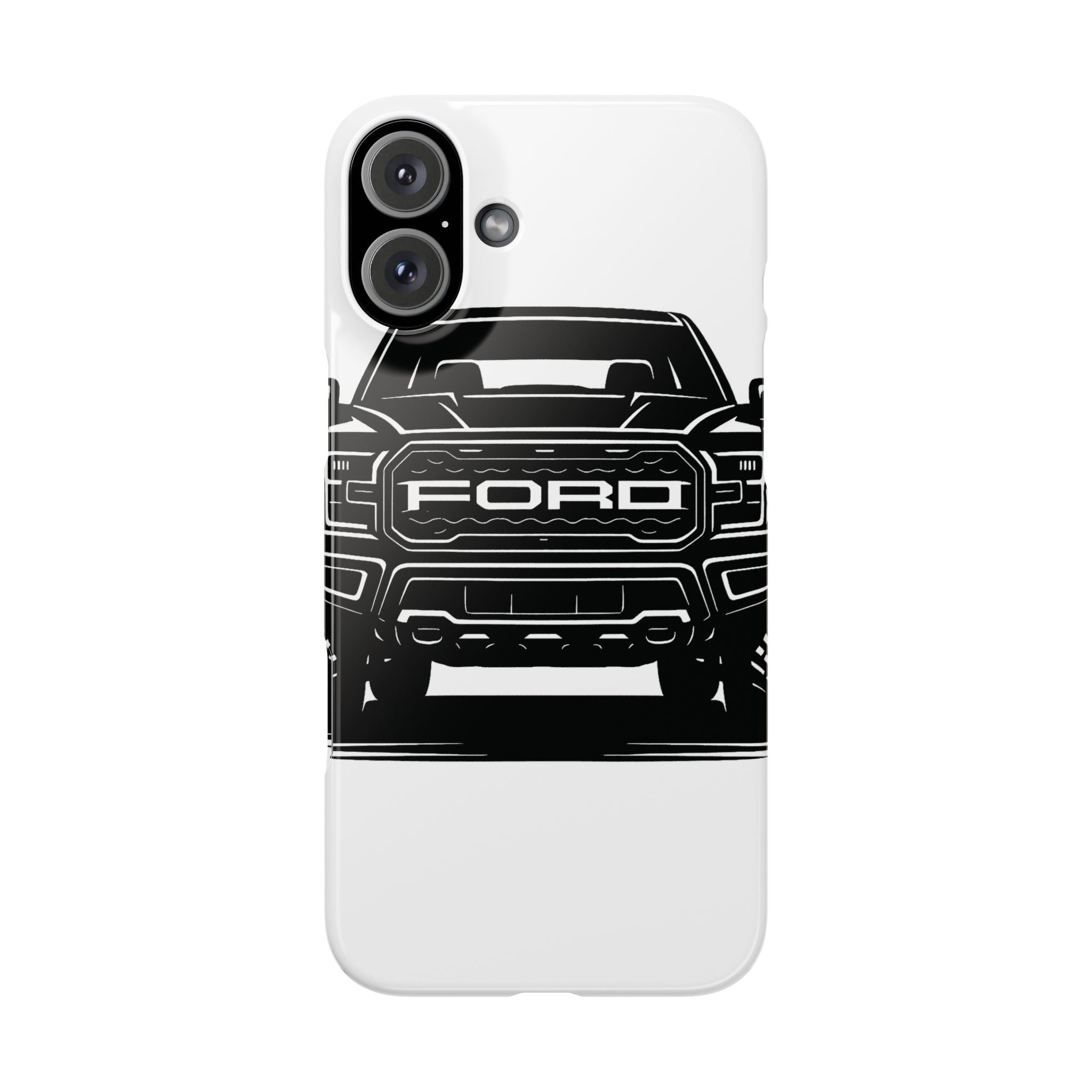 Ford Raptor (Gen 3) Slim Phone Case Greyscale