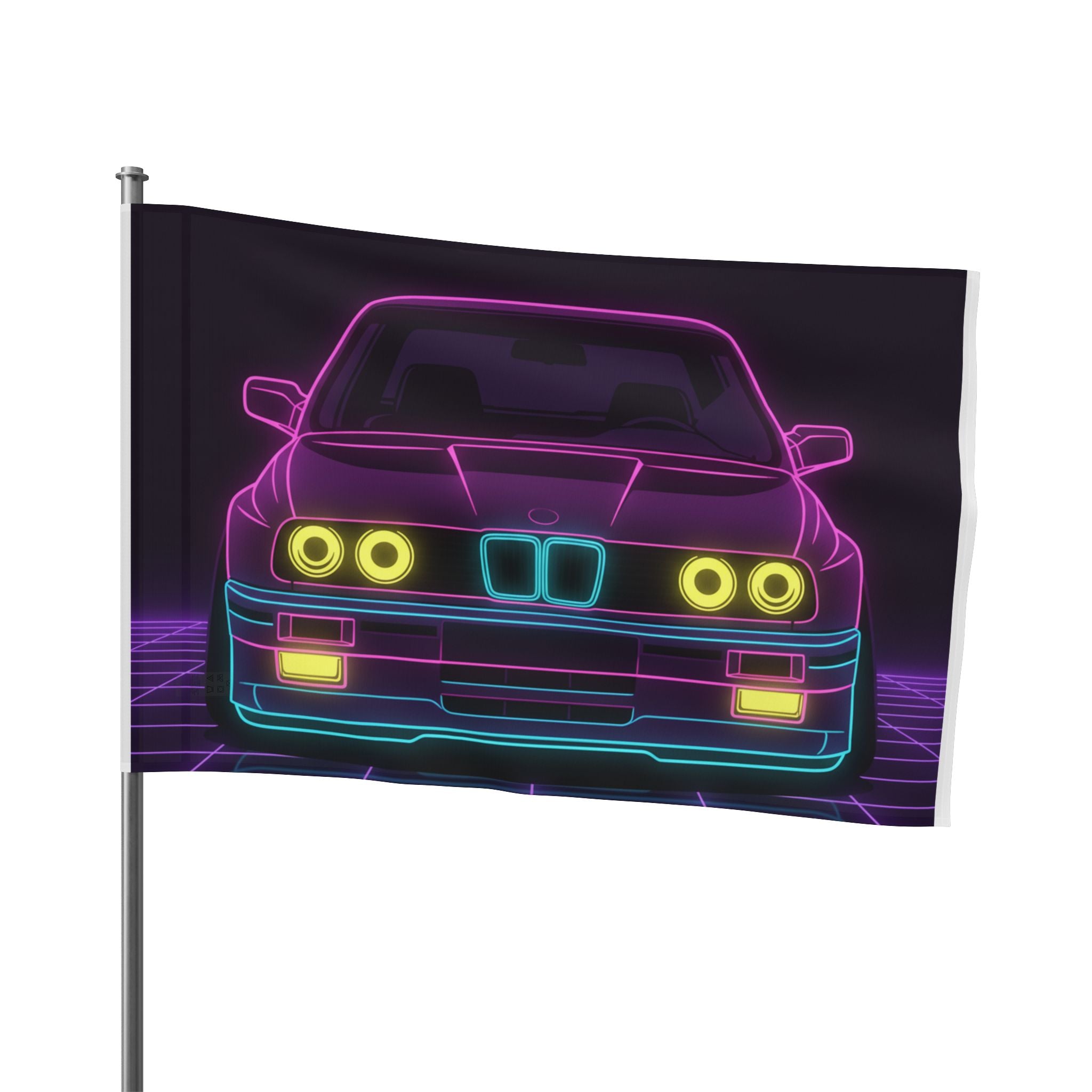 BMW E30 Garage Flag