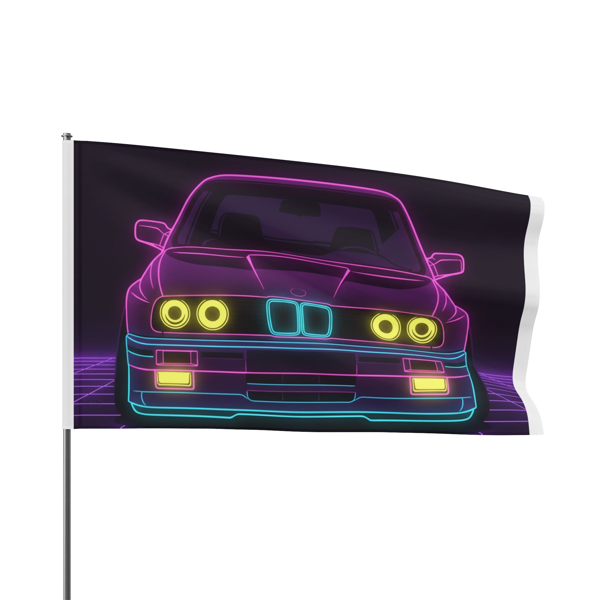 BMW E30 Garage Flag