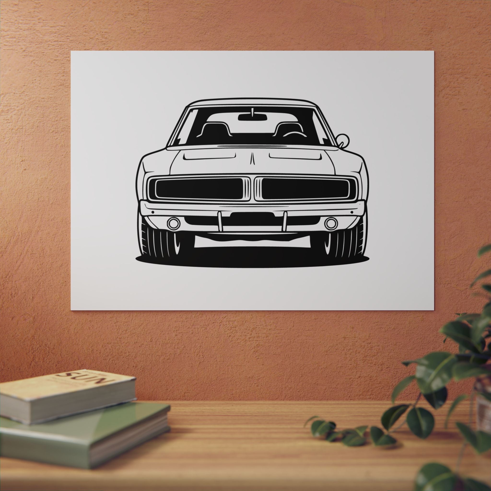 Dodge Charger R/T (1968-70) Resto-Mod Metal Wall Sign