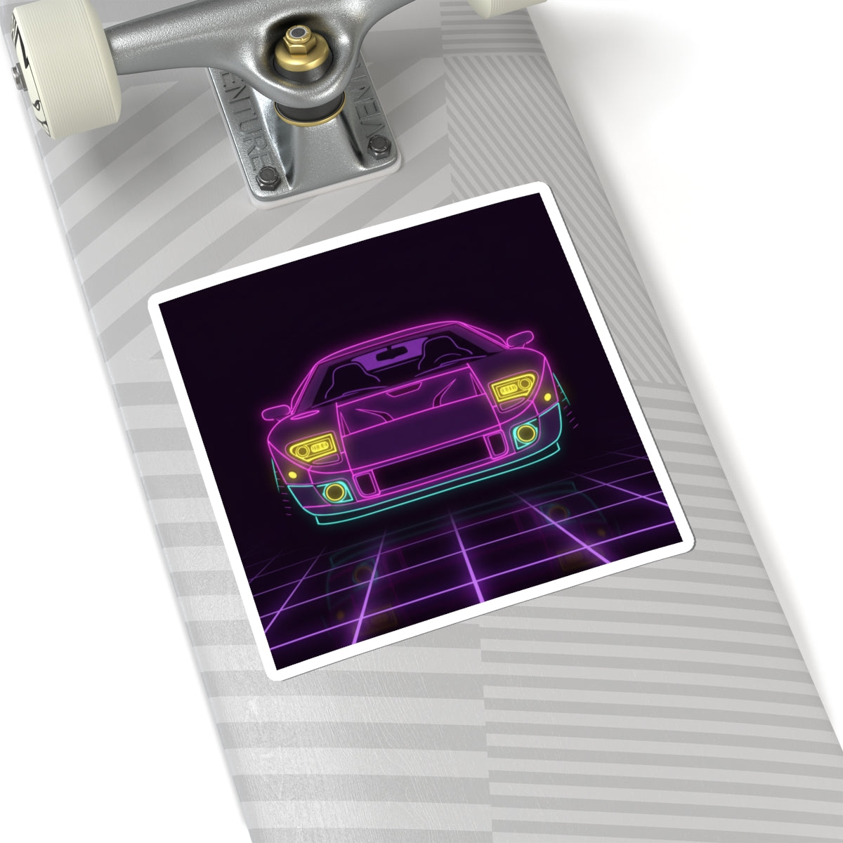 Ford GT40 (1964-69) Neon Synthwave Sticker