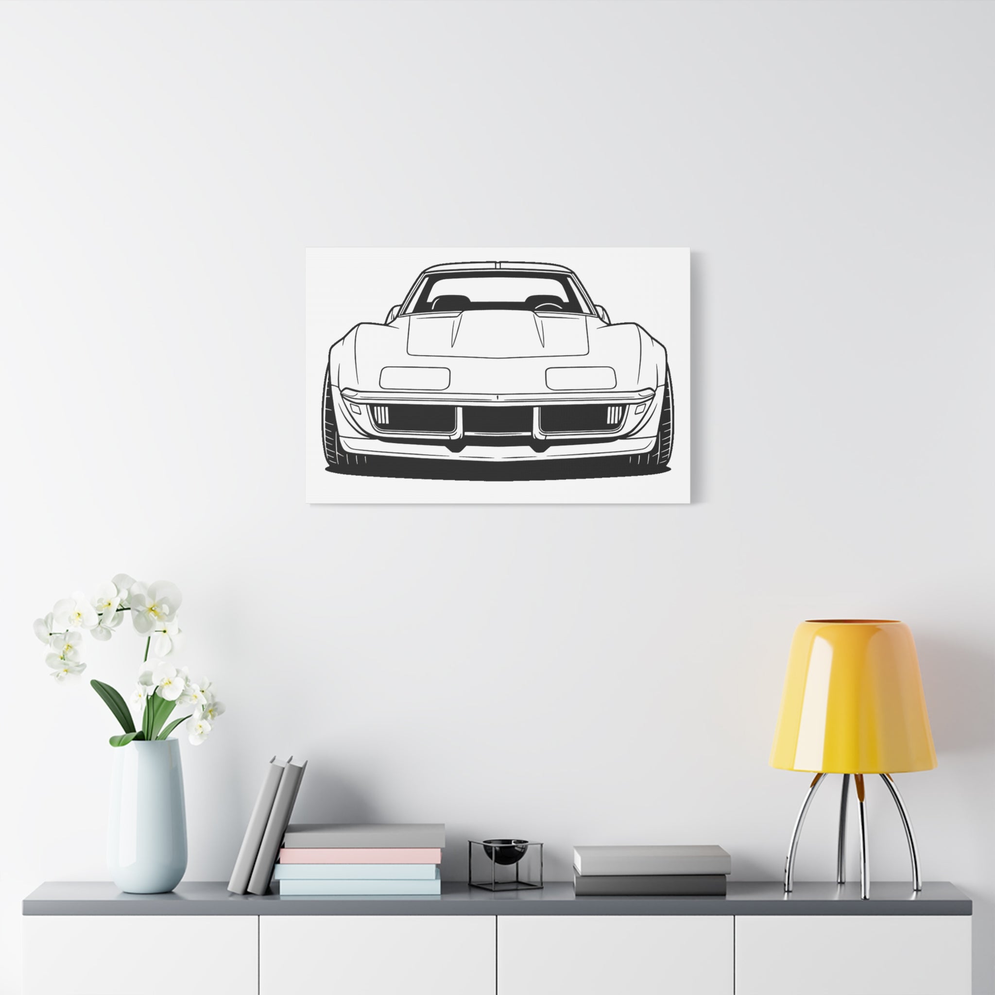 1969 Corvette Stingray C3 Canvas Wall Art