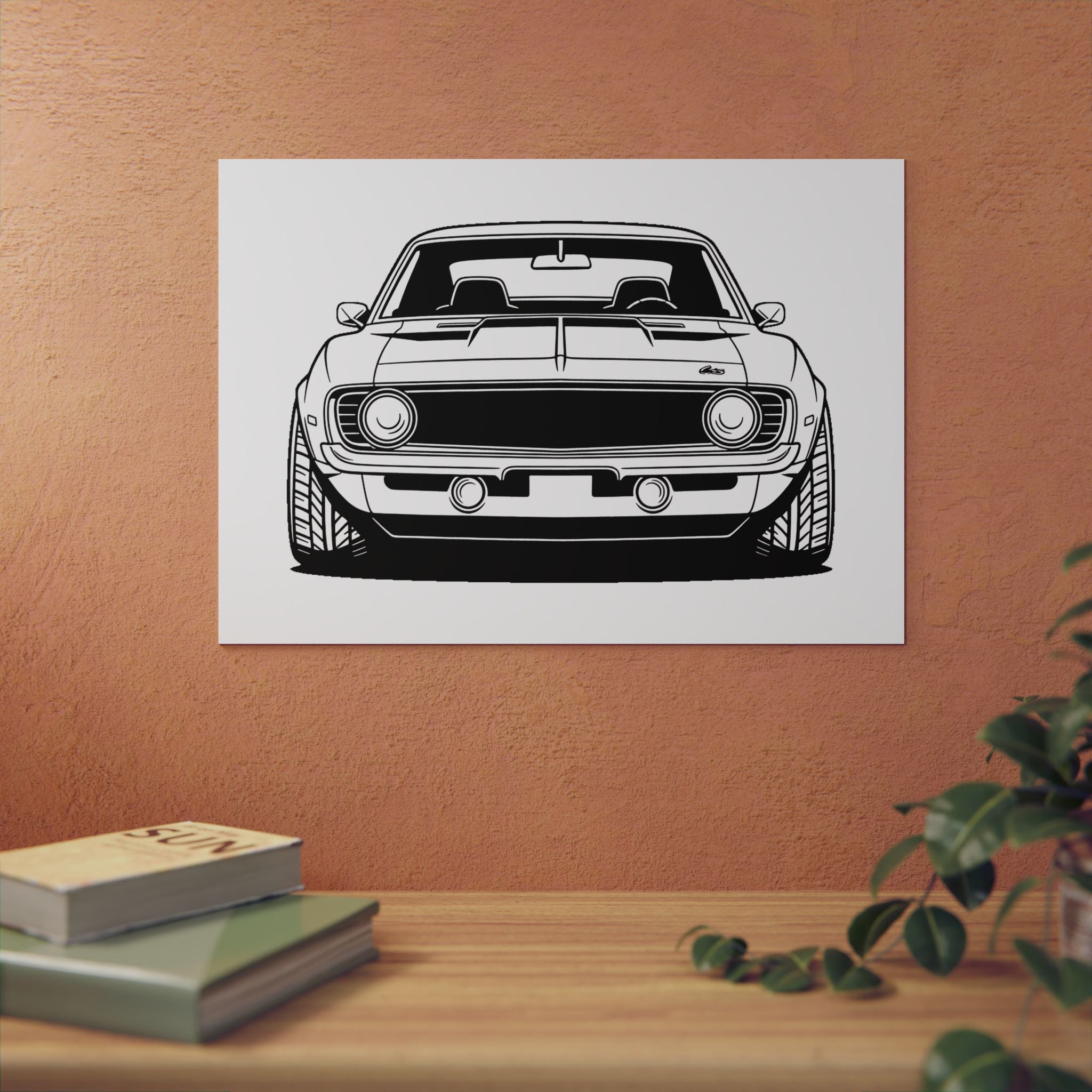 1969 Chevrolet Camaro SS Metal Wall Sign