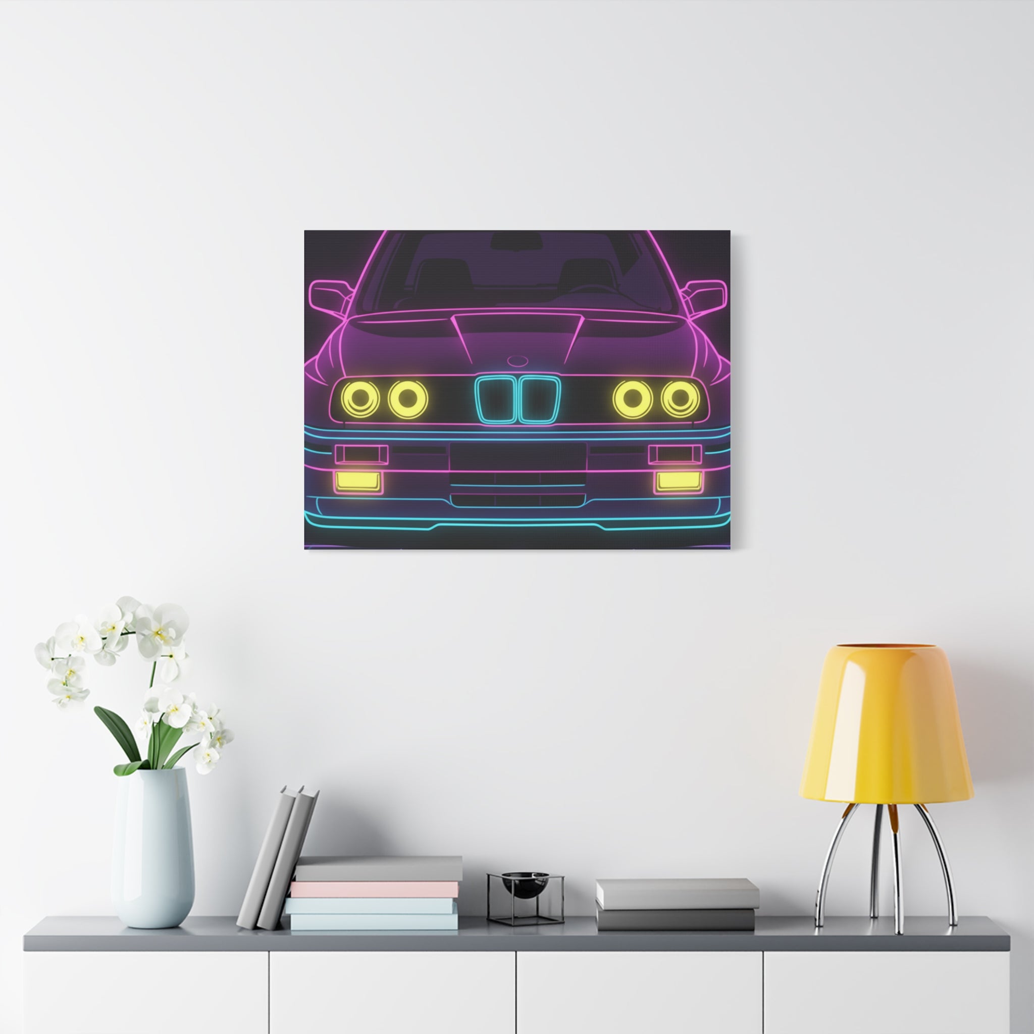 BMW E30 Canvas Wall Art