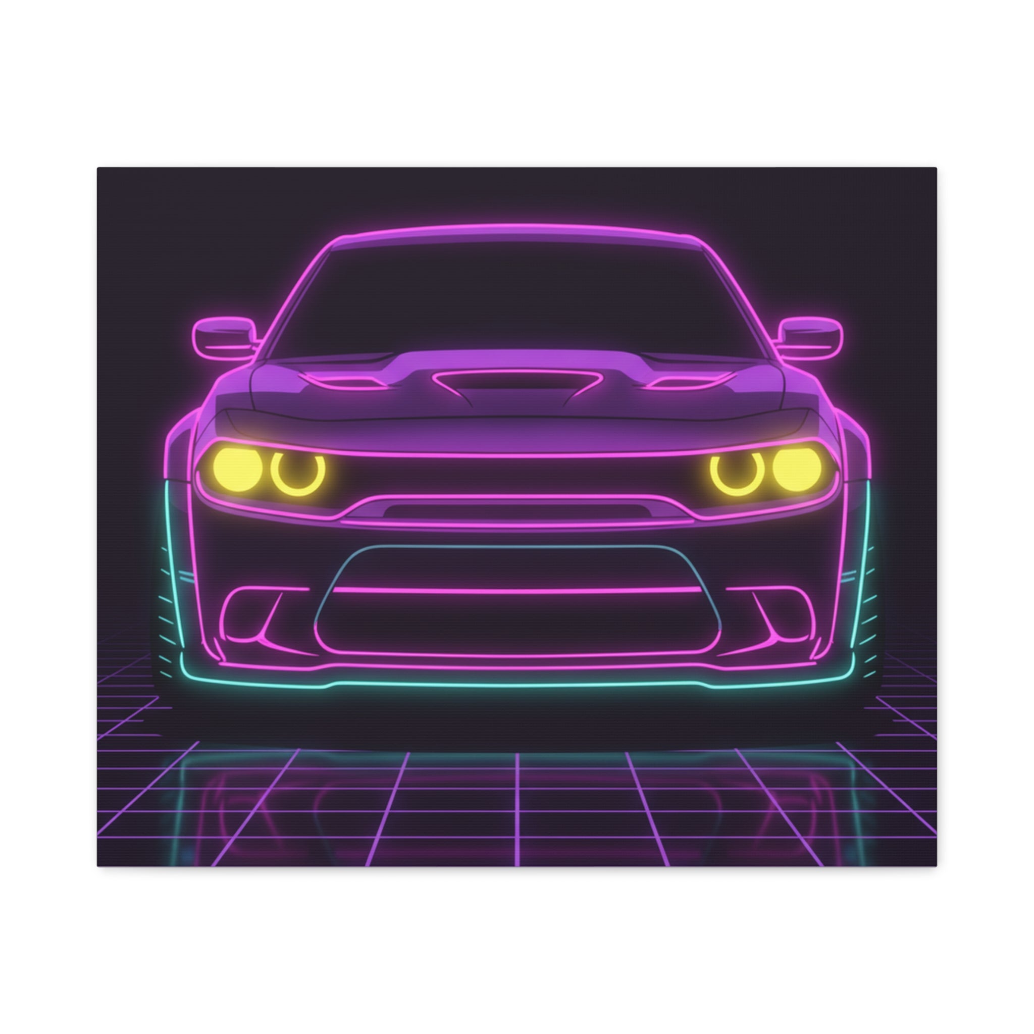 Dodge Challenger SRT Hellcat Canvas Wall Art