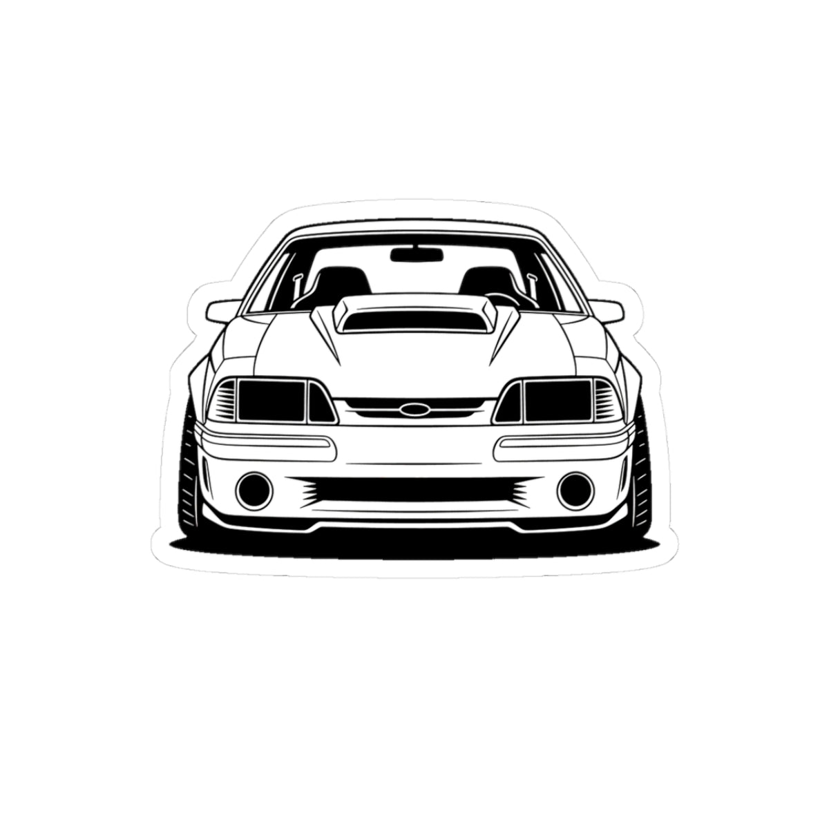 Ford Mustang Fox Body GT Sticker