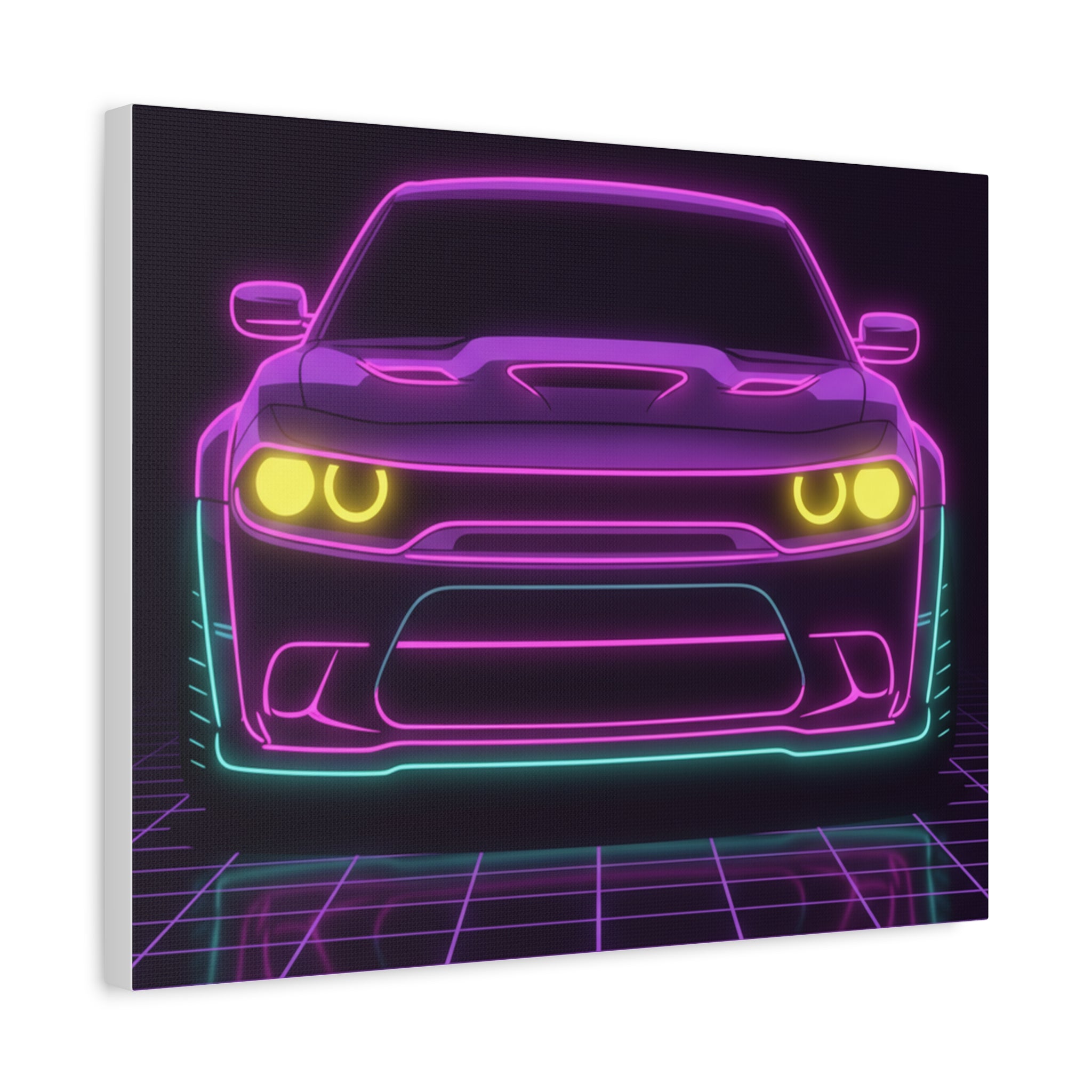 Dodge Challenger SRT Hellcat Canvas Wall Art