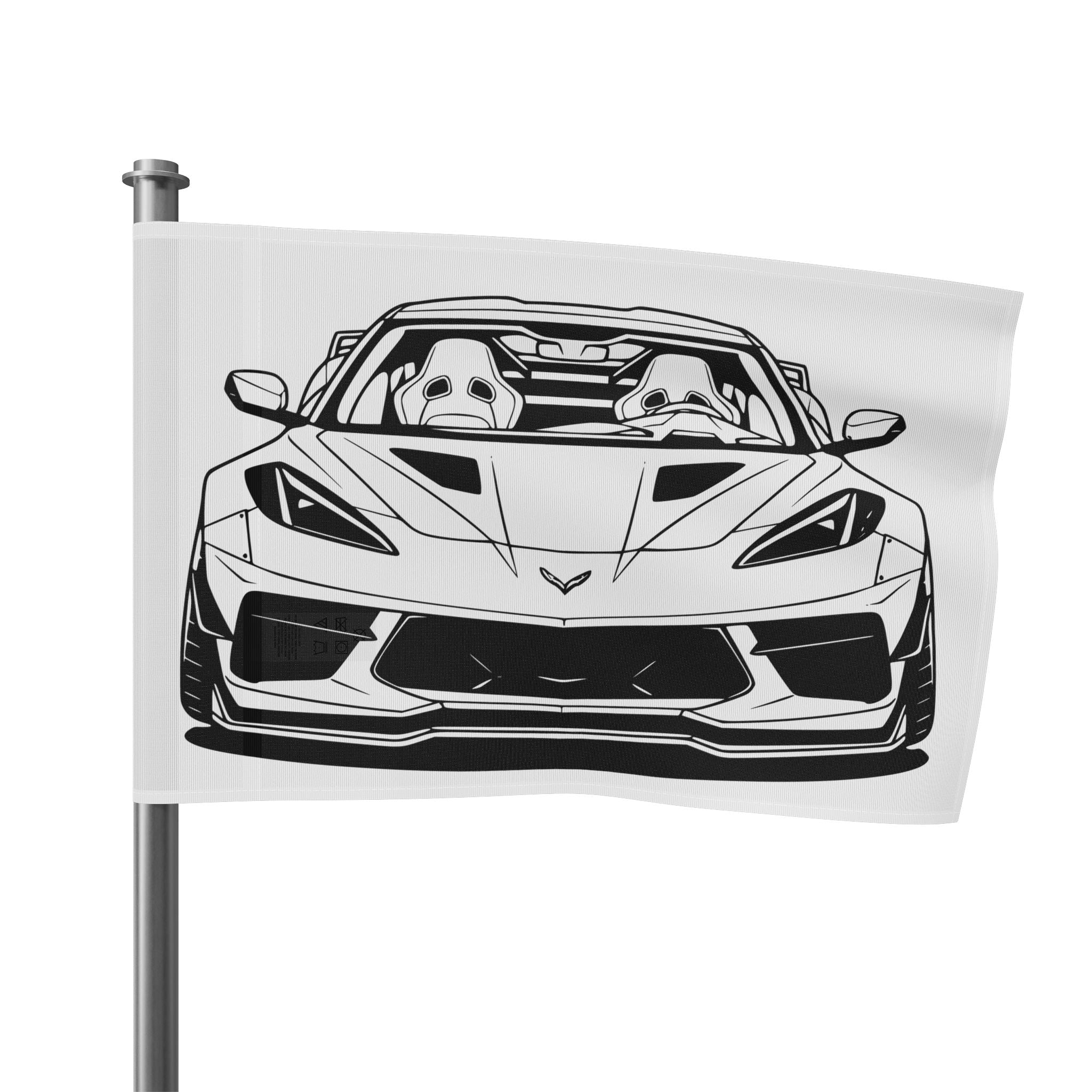 Corvette C8 (2020+) Garage Flag