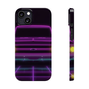 Chevy C10 Pickup (1967-72) Pro-Touring Neon Synthwave Phone Case
