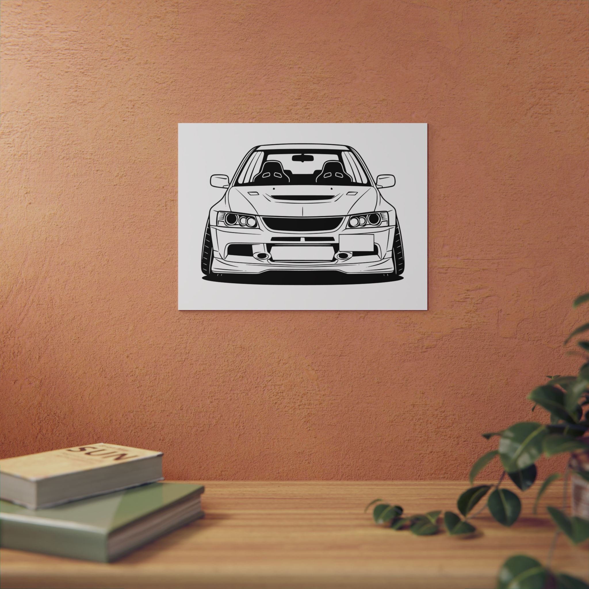 Mitsubishi Evo IX (2005-07) Metal Wall Sign