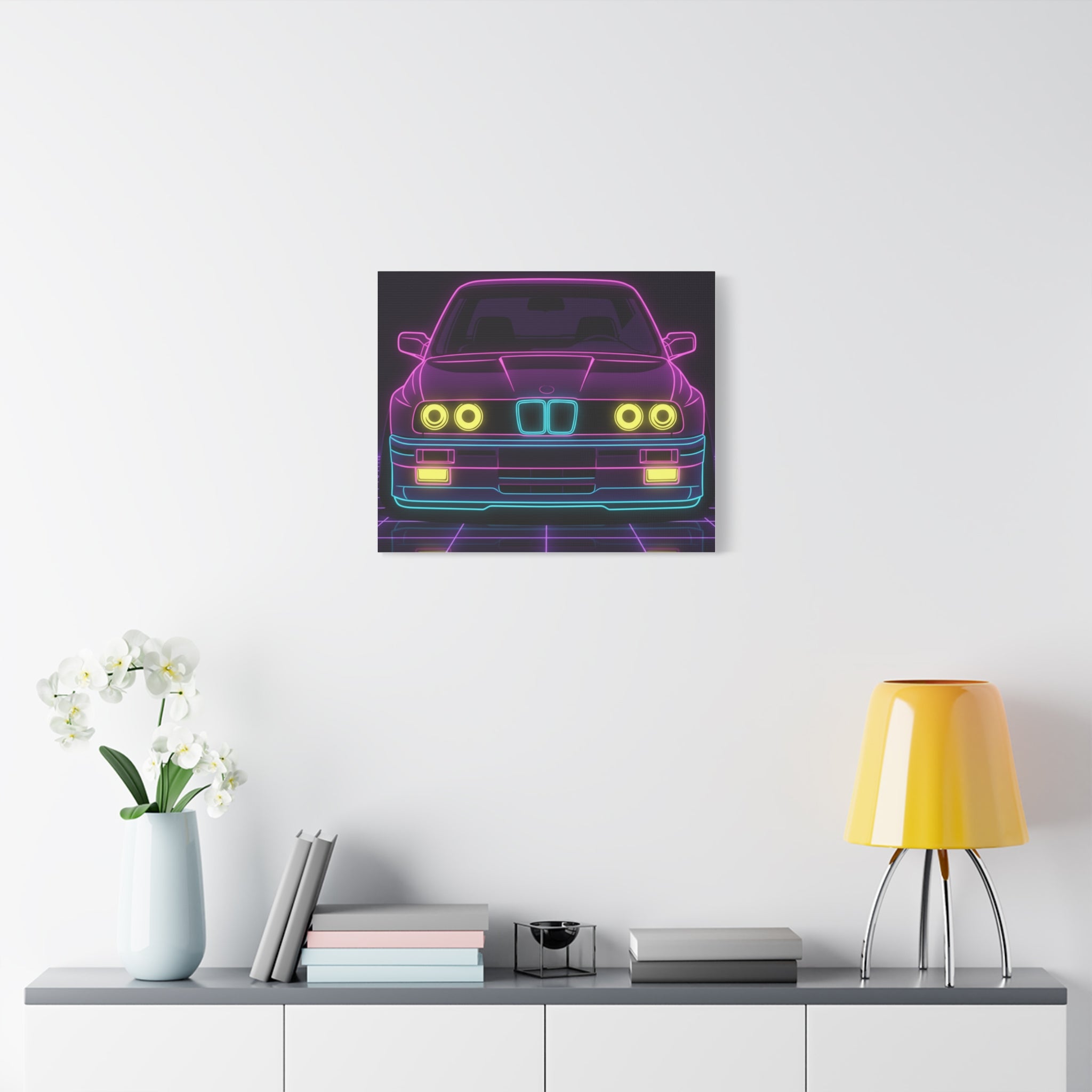 BMW E30 Canvas Wall Art