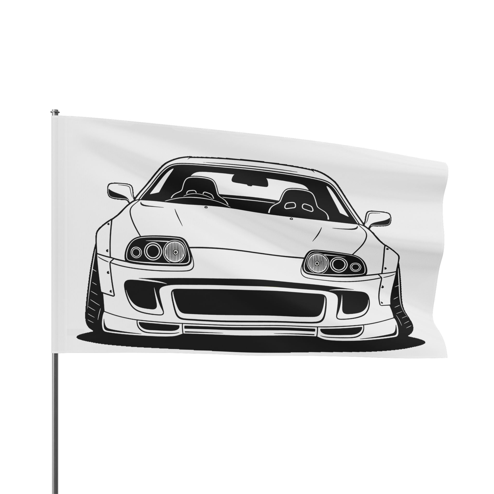 Toyota Supra MK4 Garage Flag