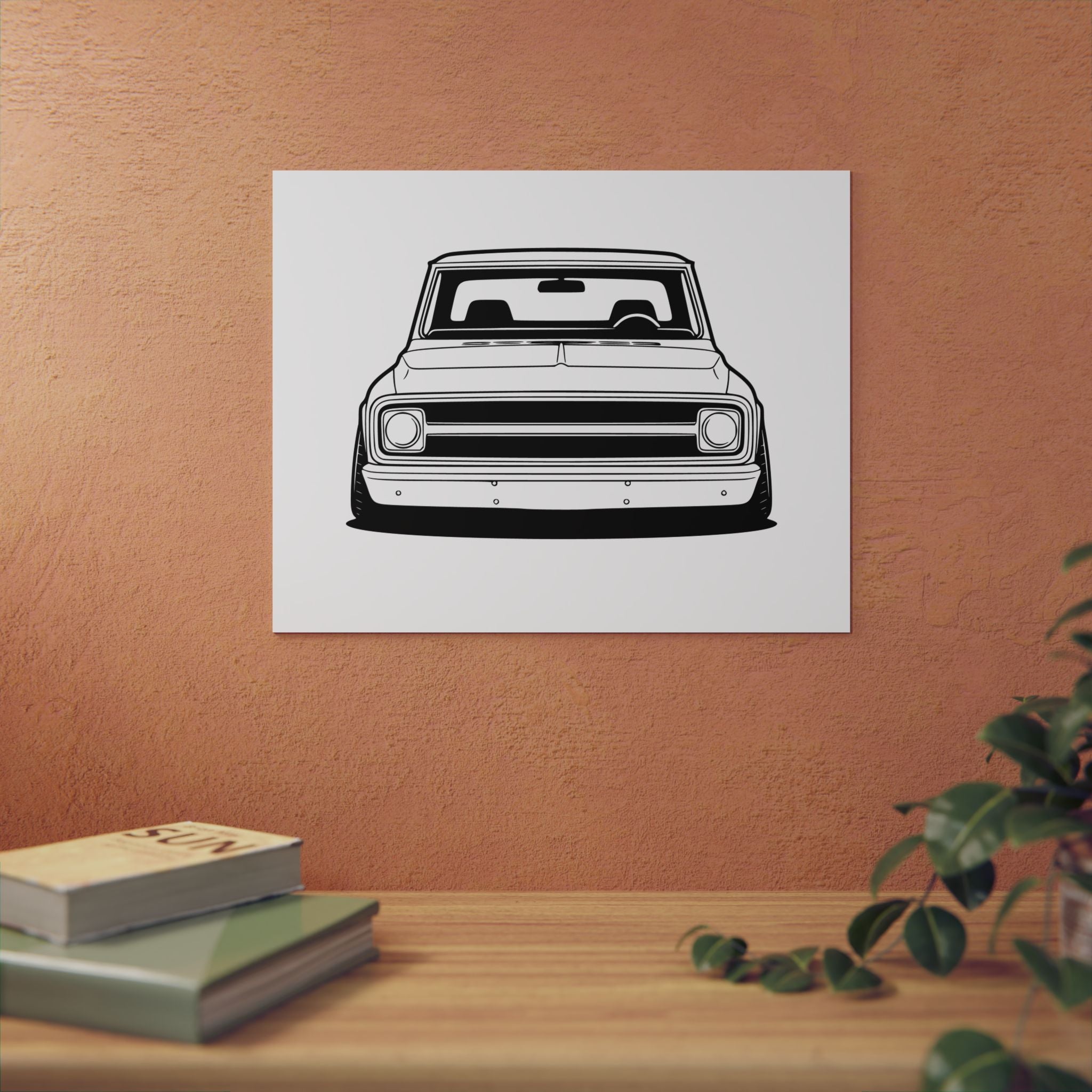 Chevy C10 Pickup (1967-72) Pro-Touring Metal Wall Sign