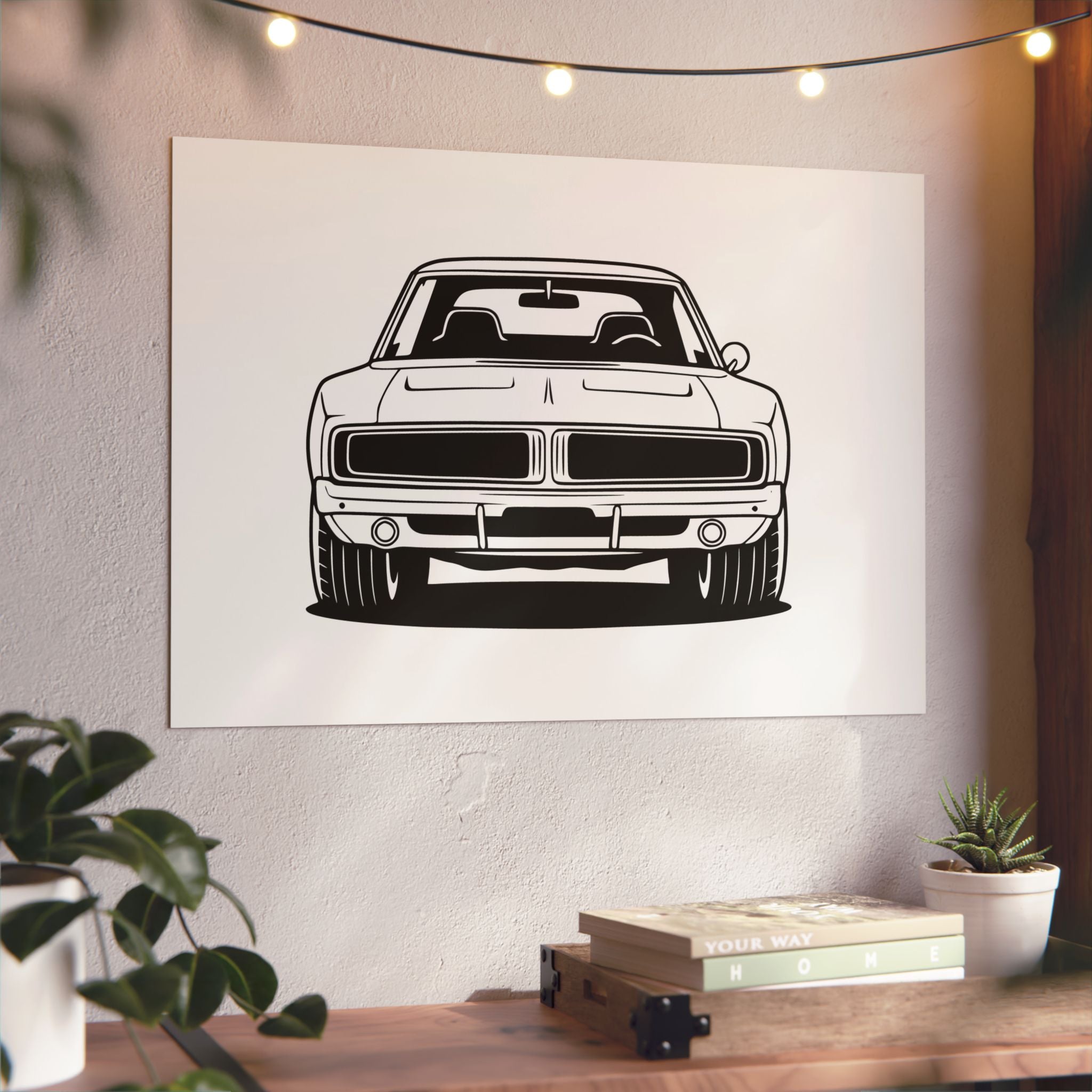Dodge Charger R/T (1968-70) Resto-Mod Metal Wall Sign