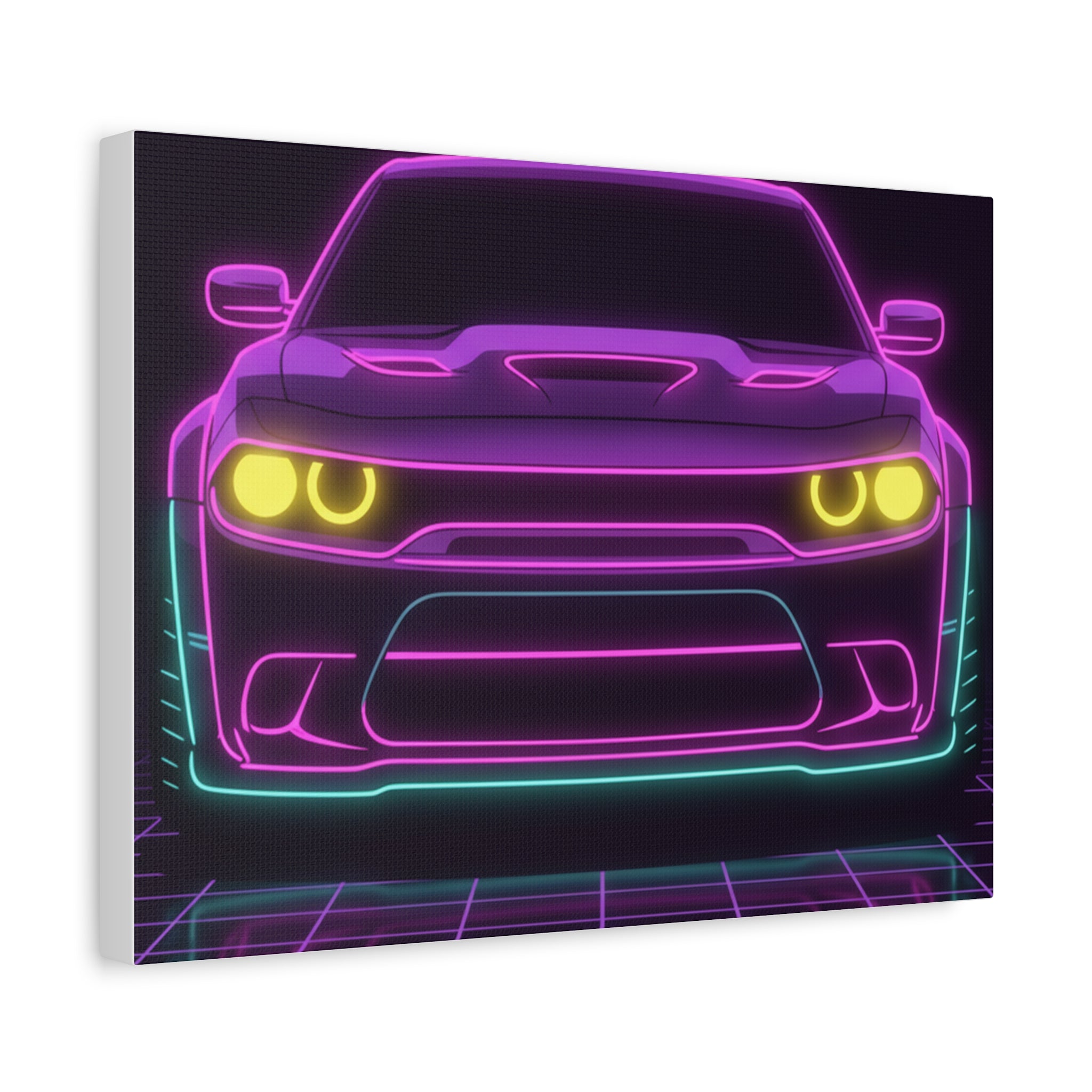 Dodge Challenger SRT Hellcat Canvas Wall Art
